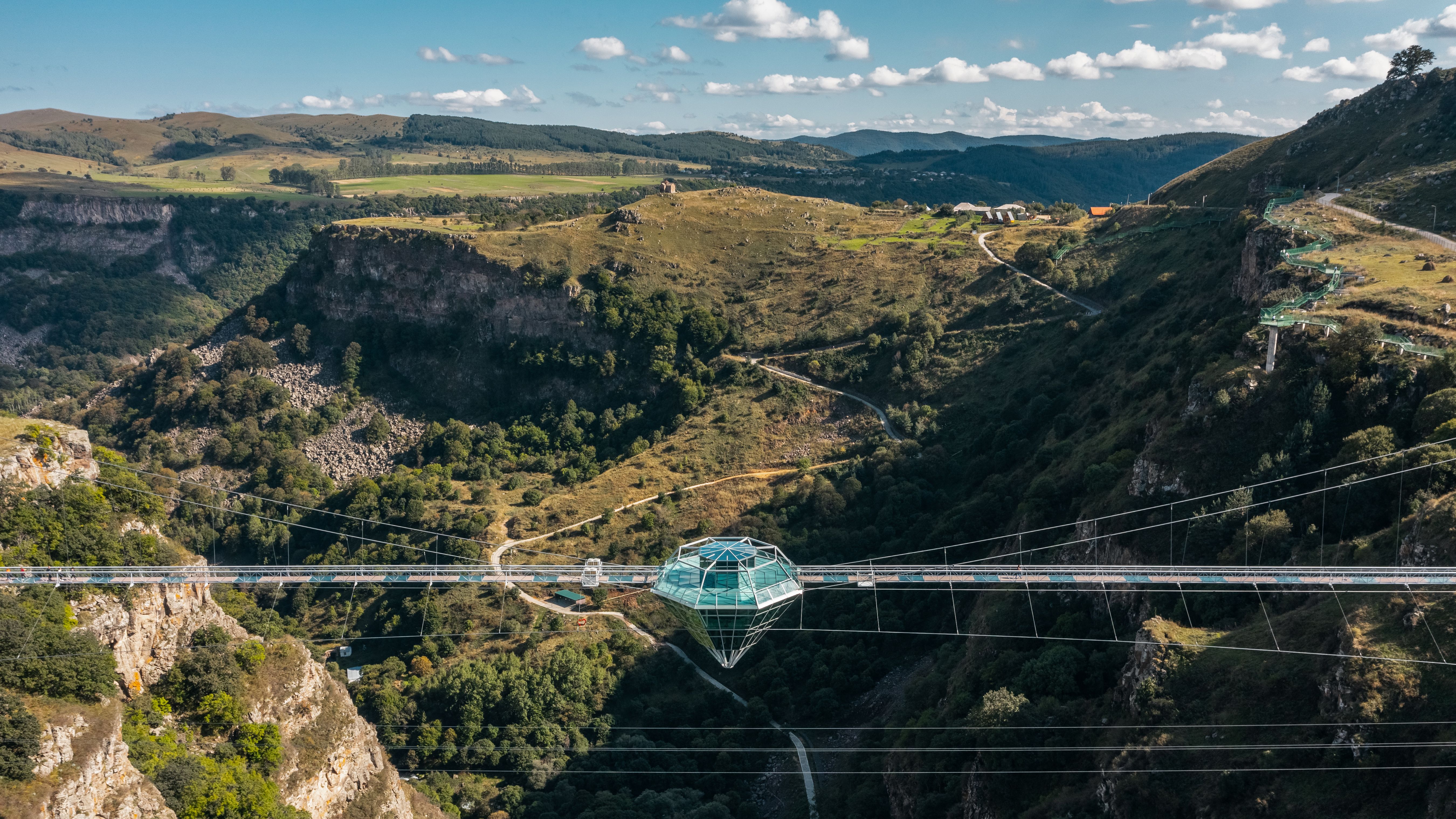 Diamond bridge over Dashbashi canyon