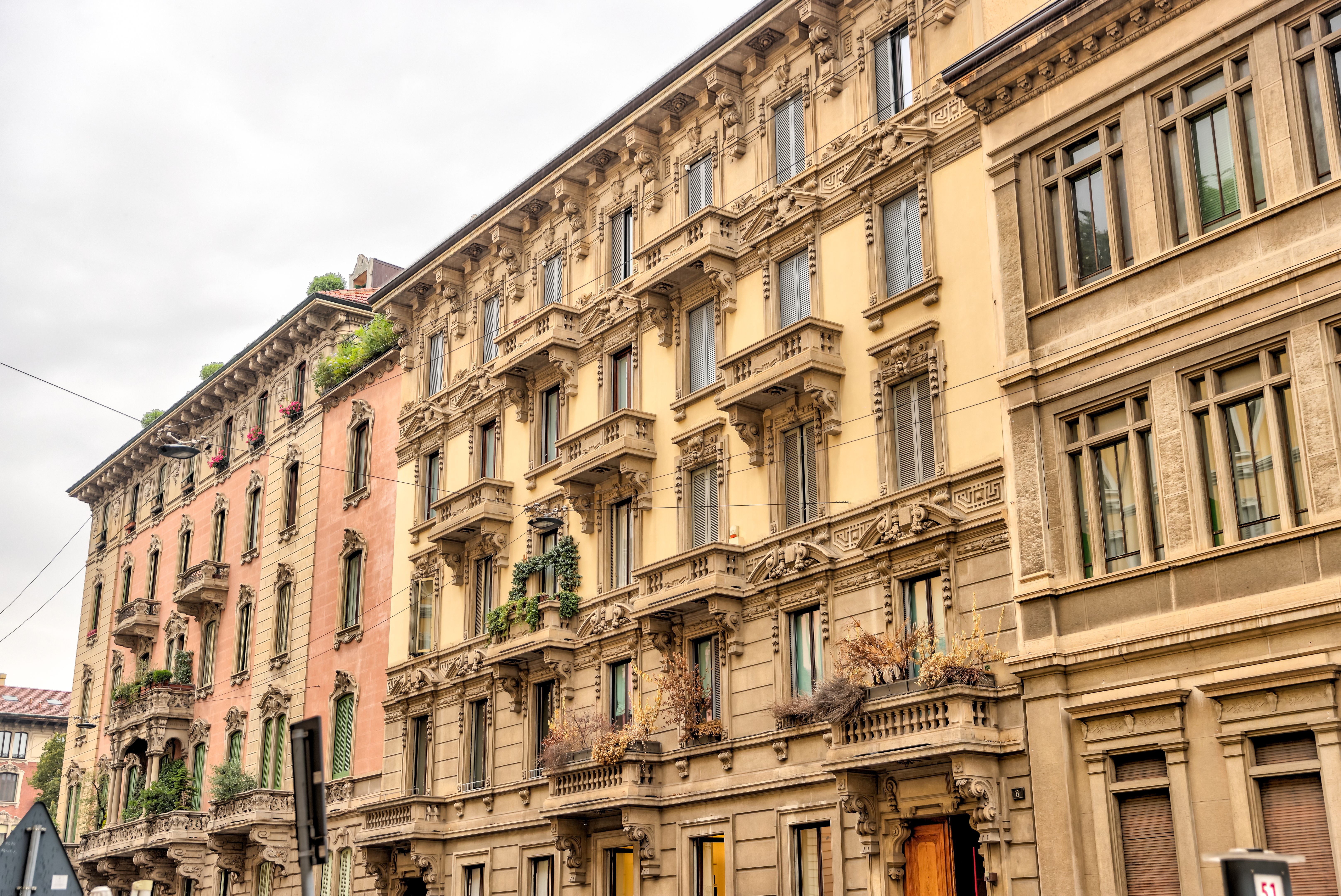 Milan residential neighborhood