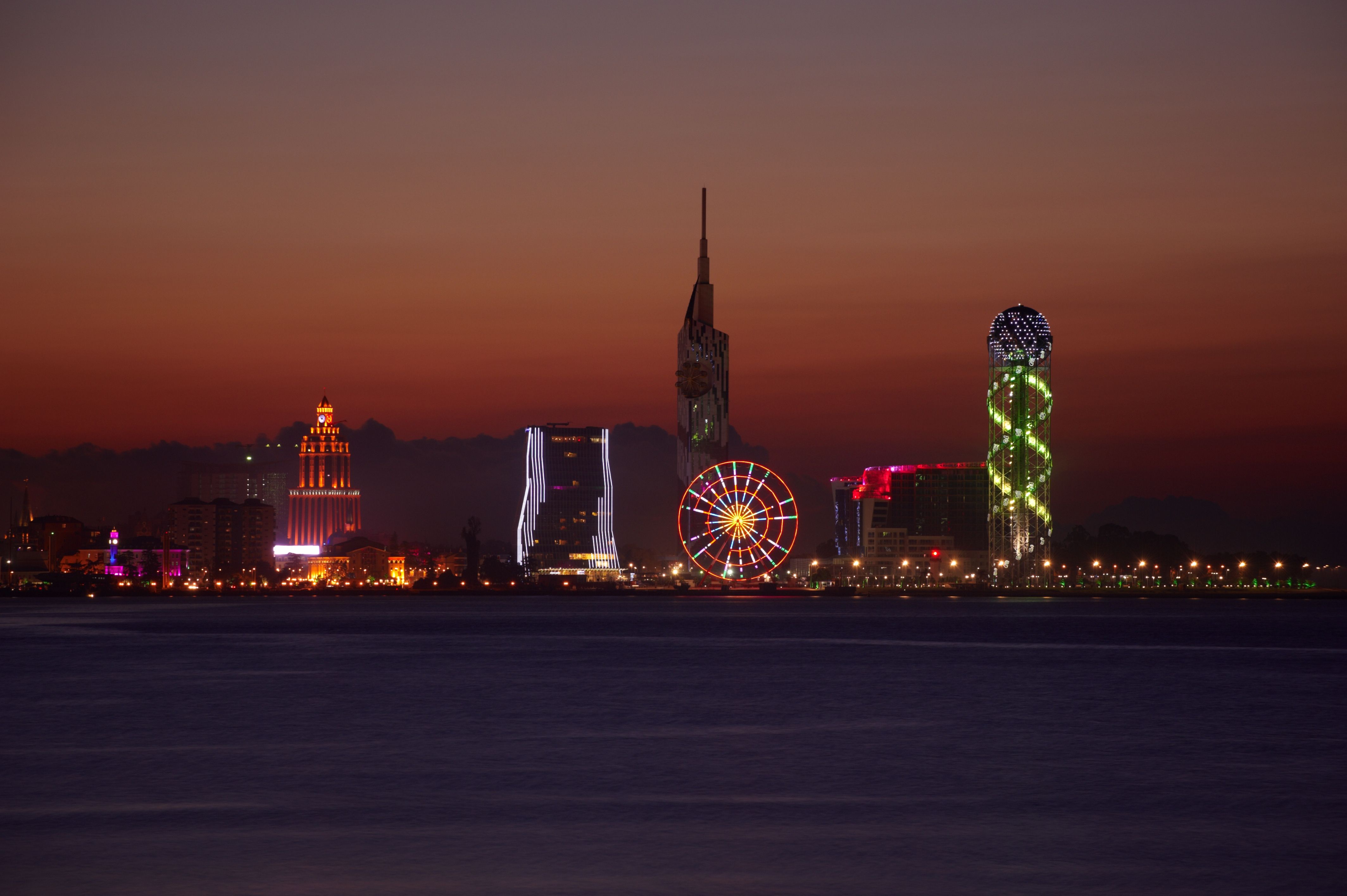 Batumi at night