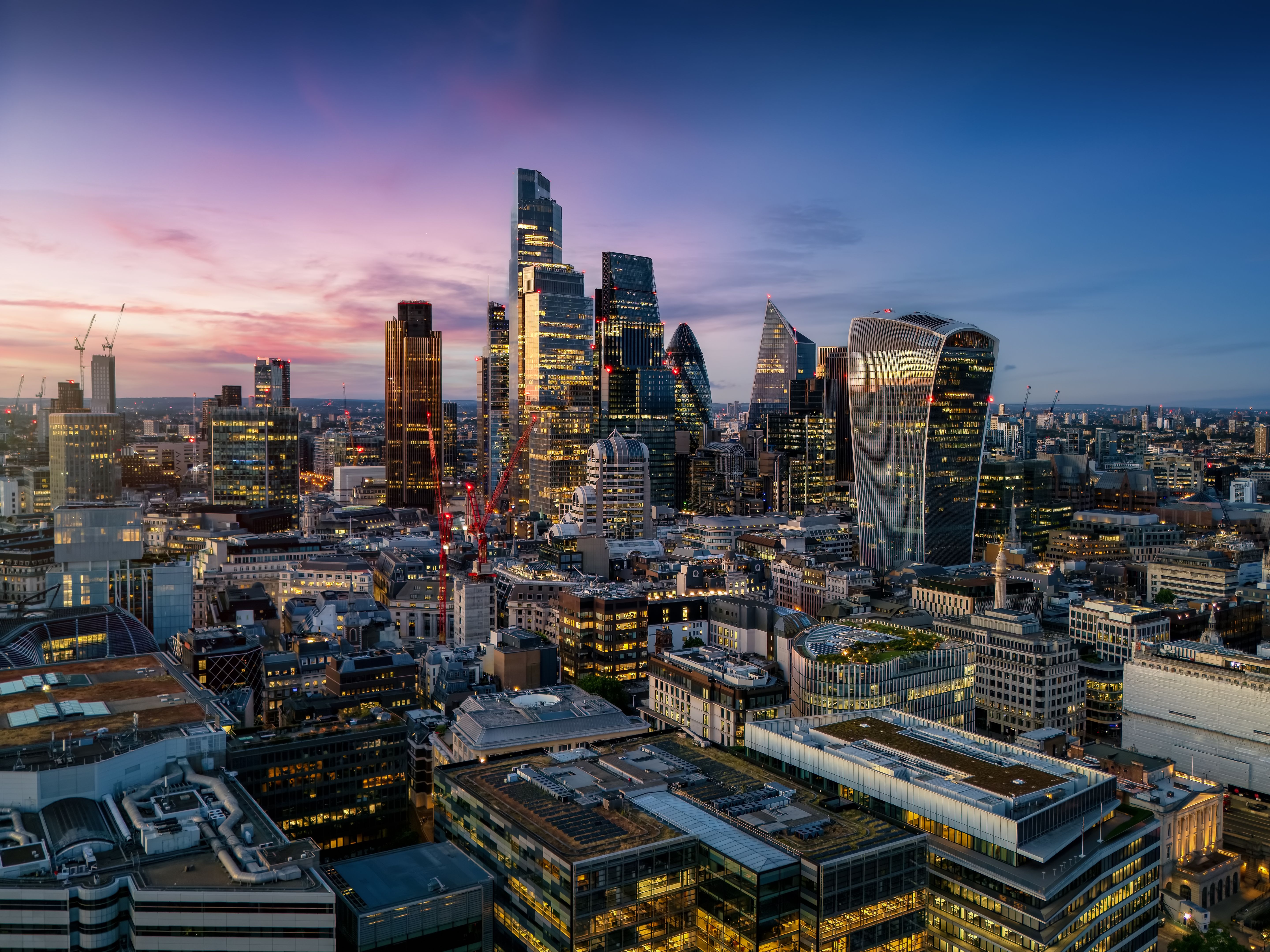 business district