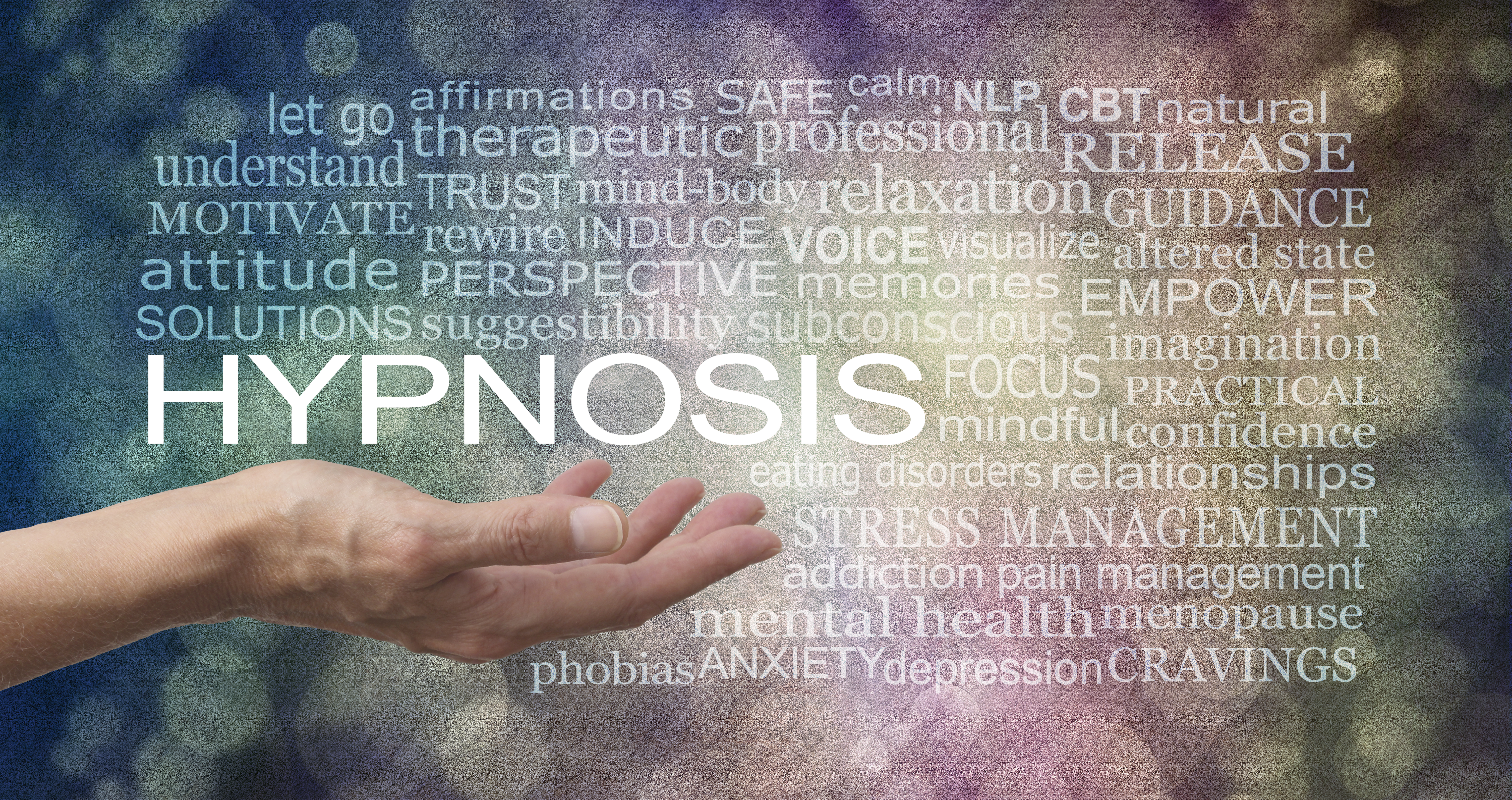 Offering you a Hypnosis service word cloud Offering you a Hypnosis service word cloud