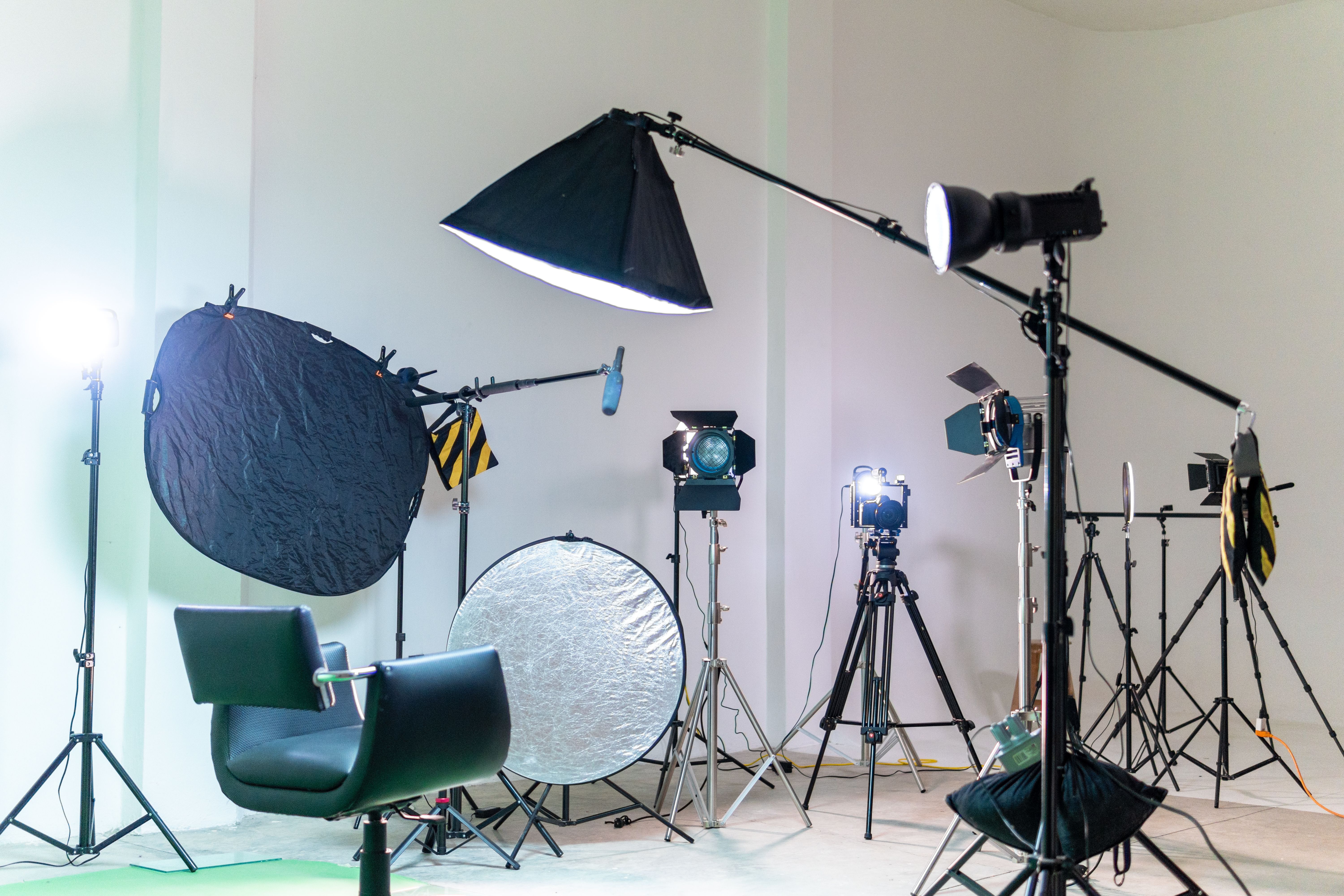 professional lighting setup