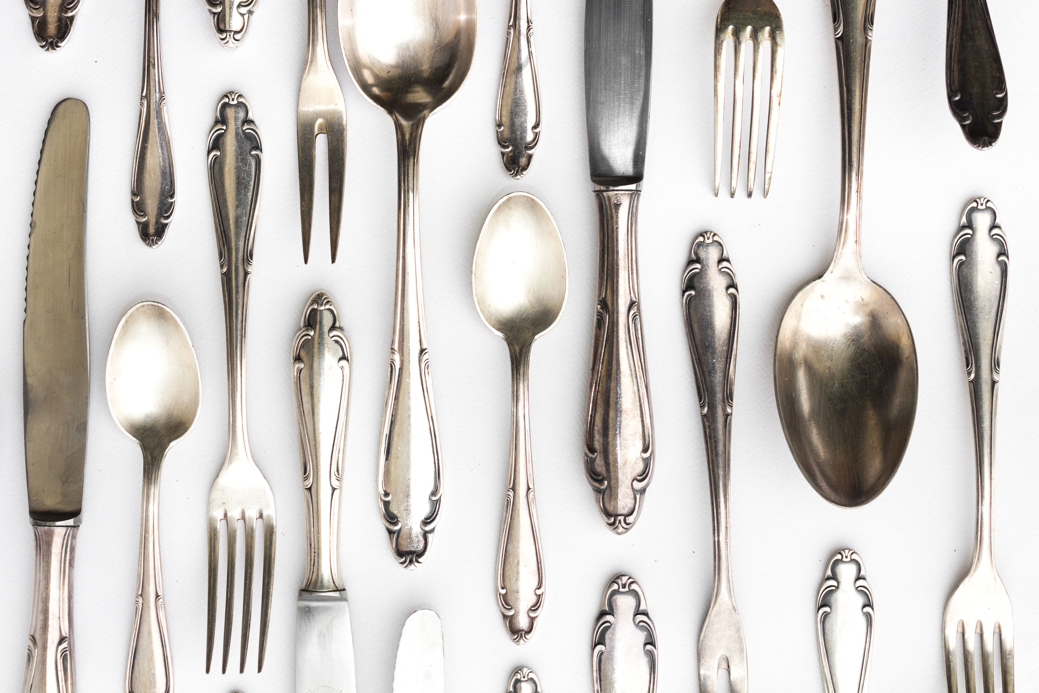 silver cutlery
