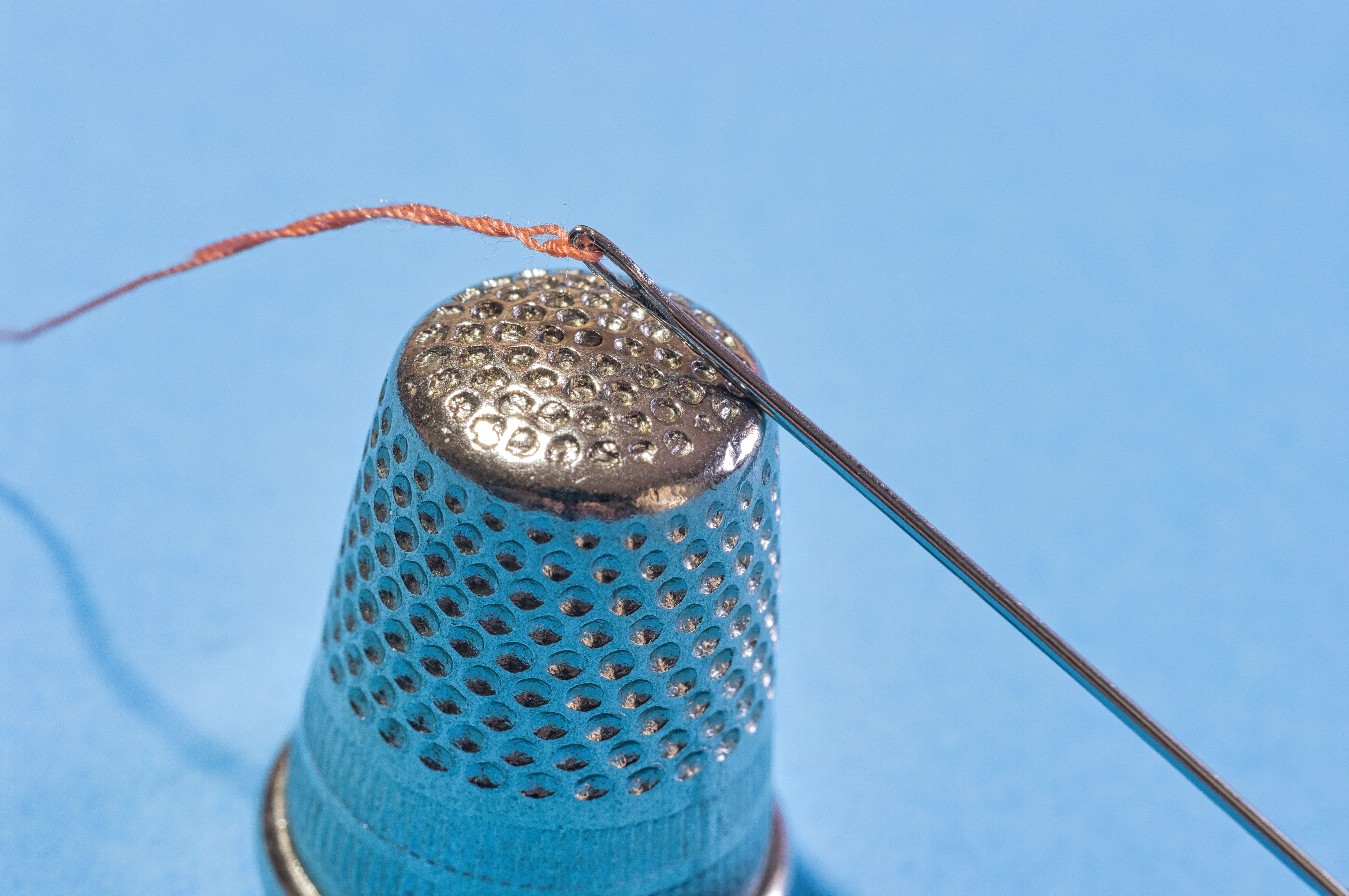 thimbles and sewing tools