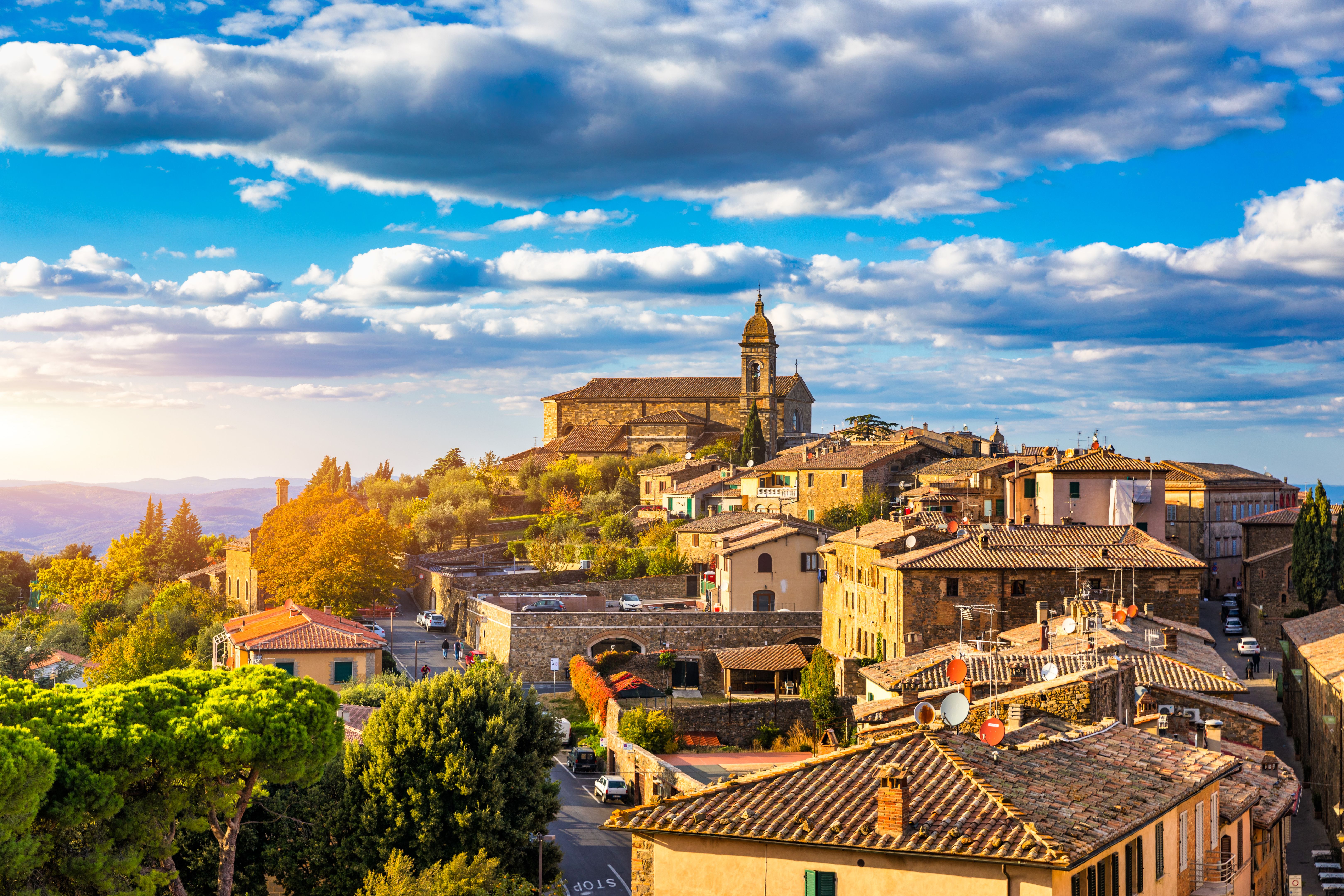 medieval town Tuscany