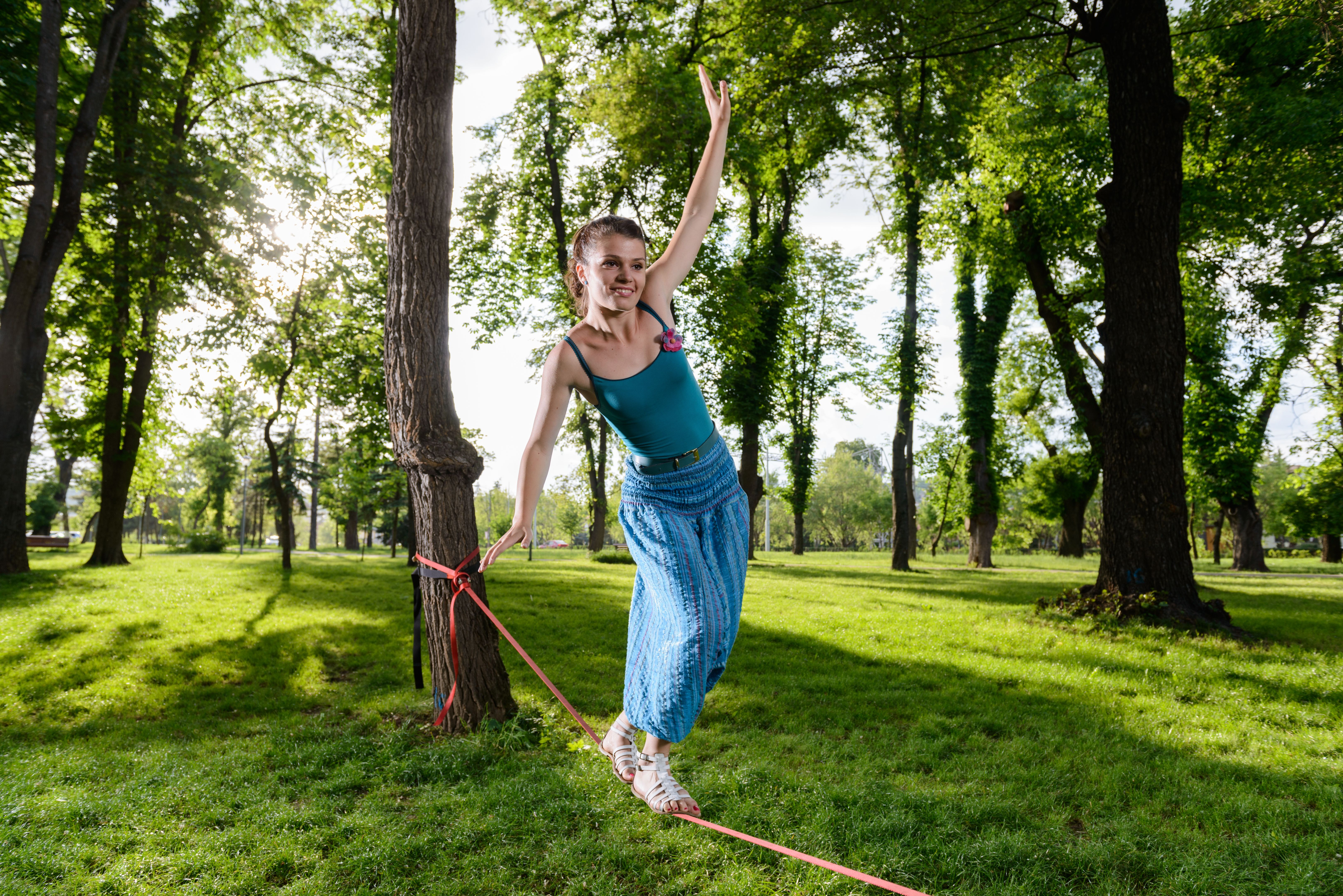 slacklining park