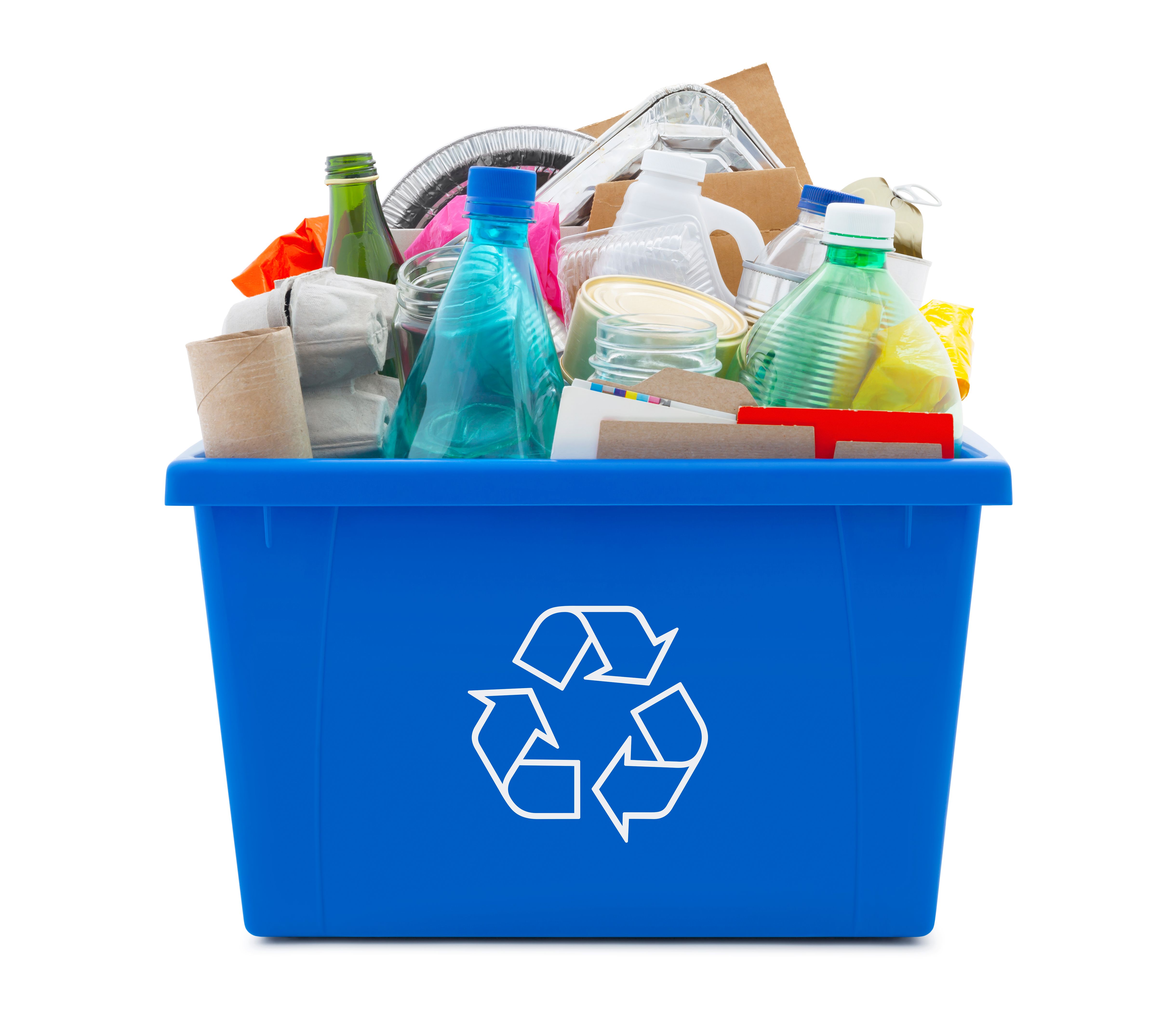 recycling bins