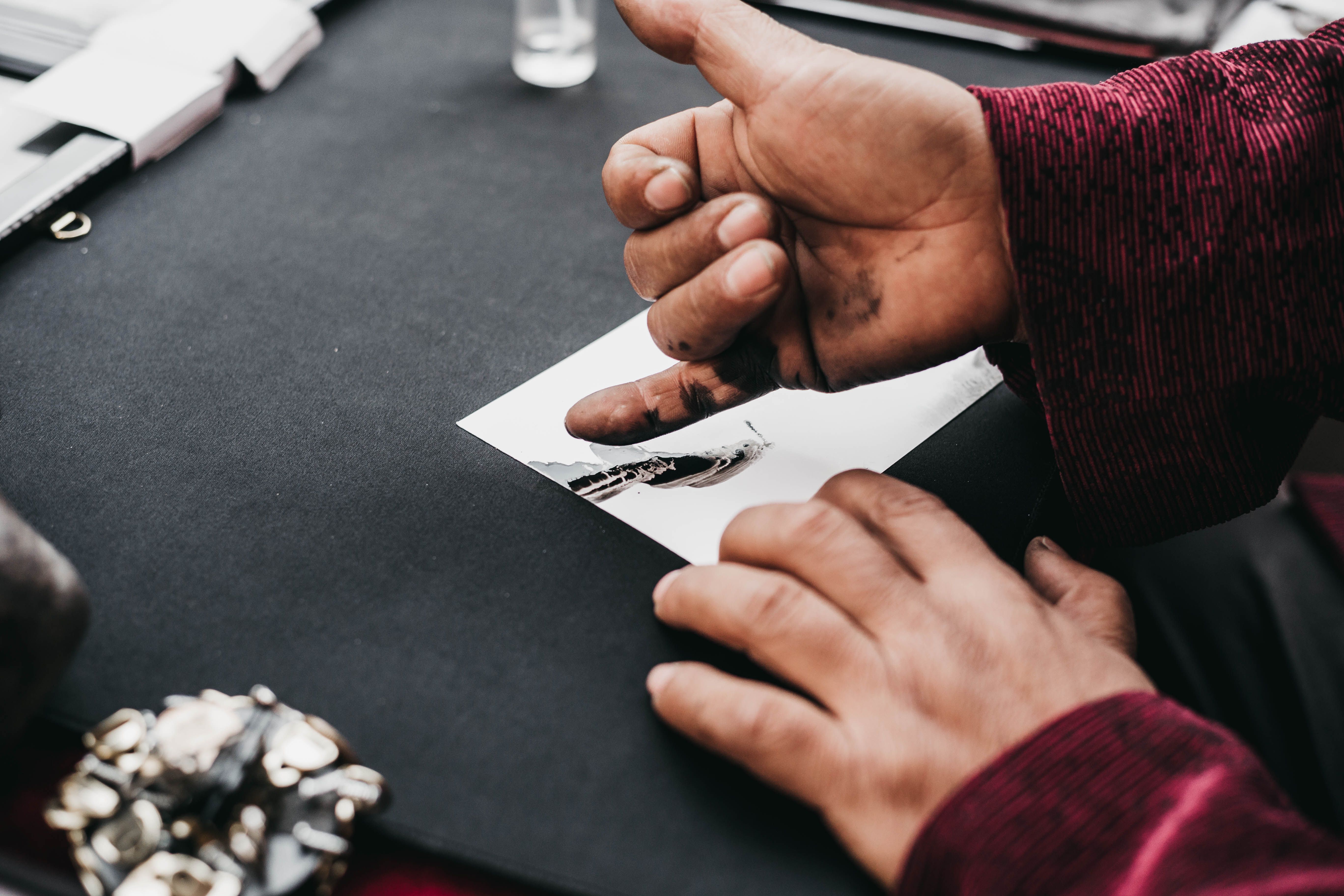 preparing sports cards