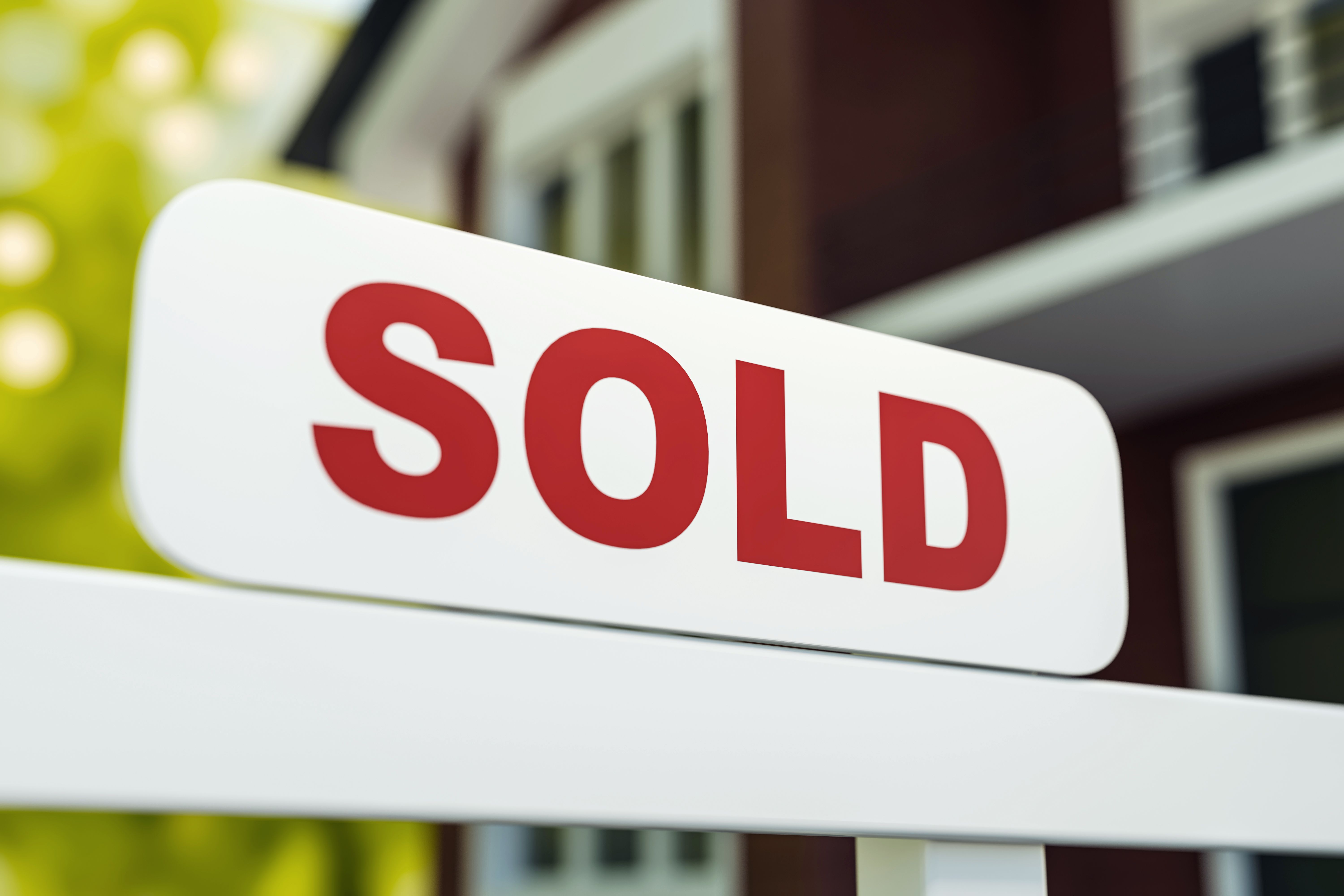 home sold sign