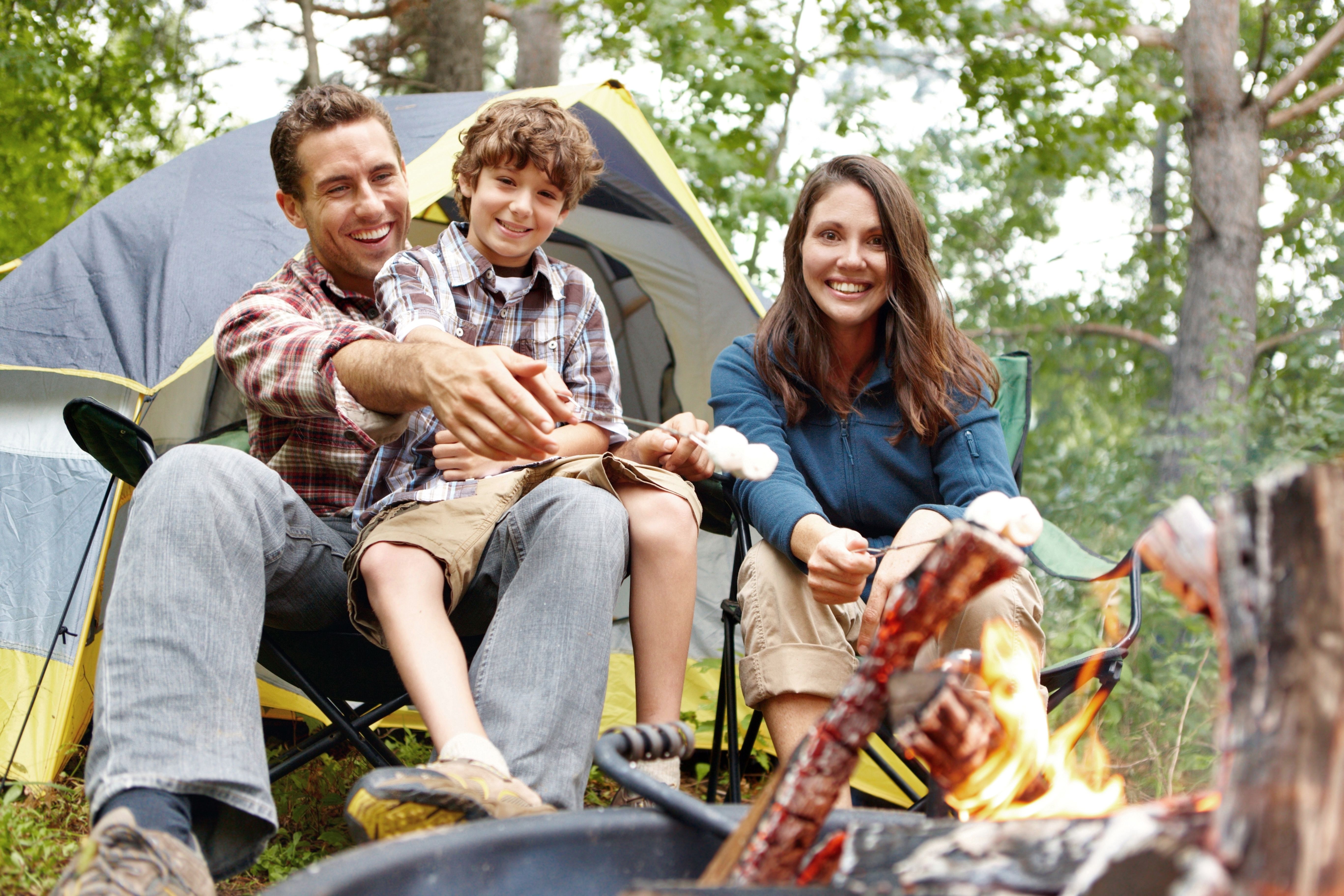 camping family