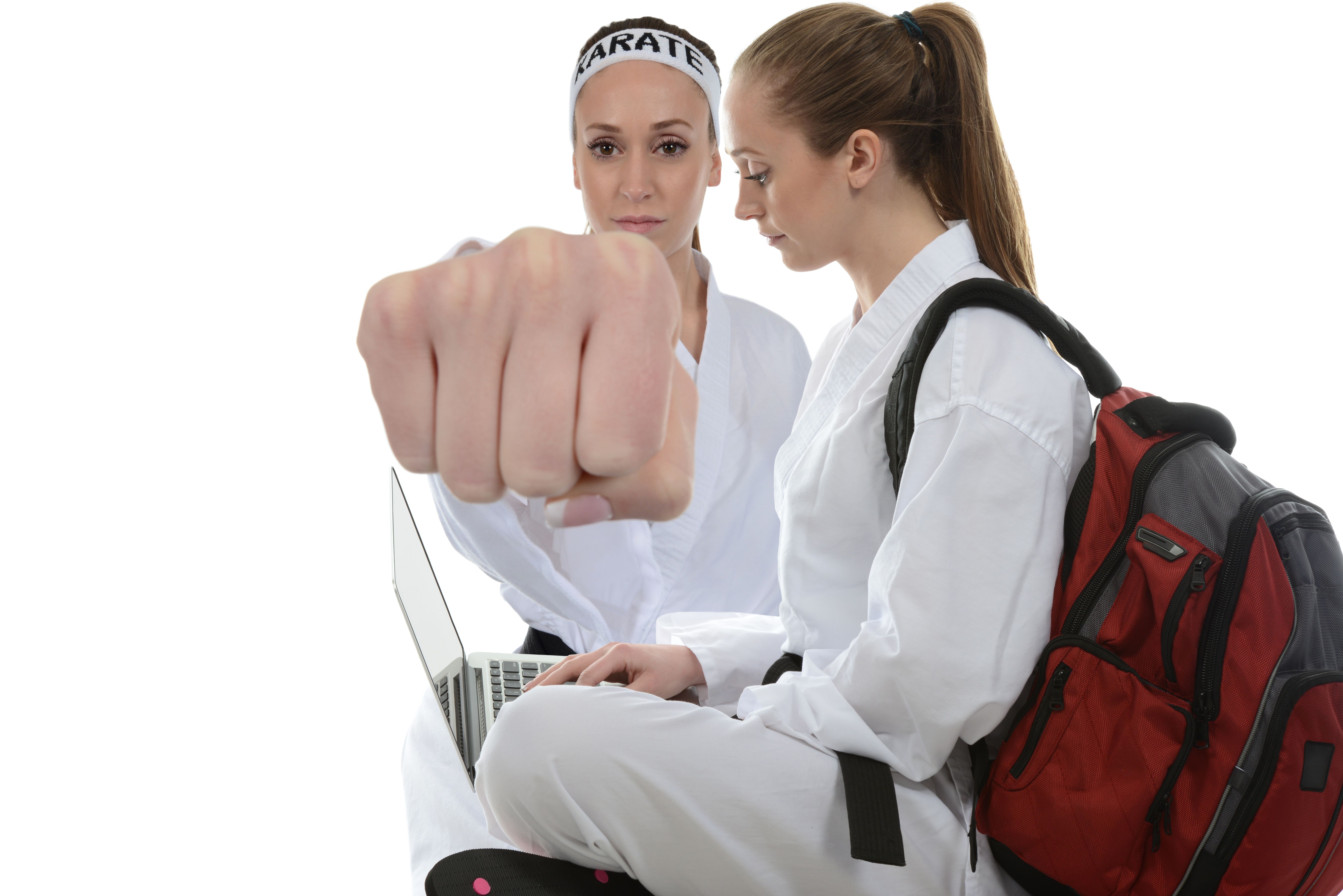 martial arts students