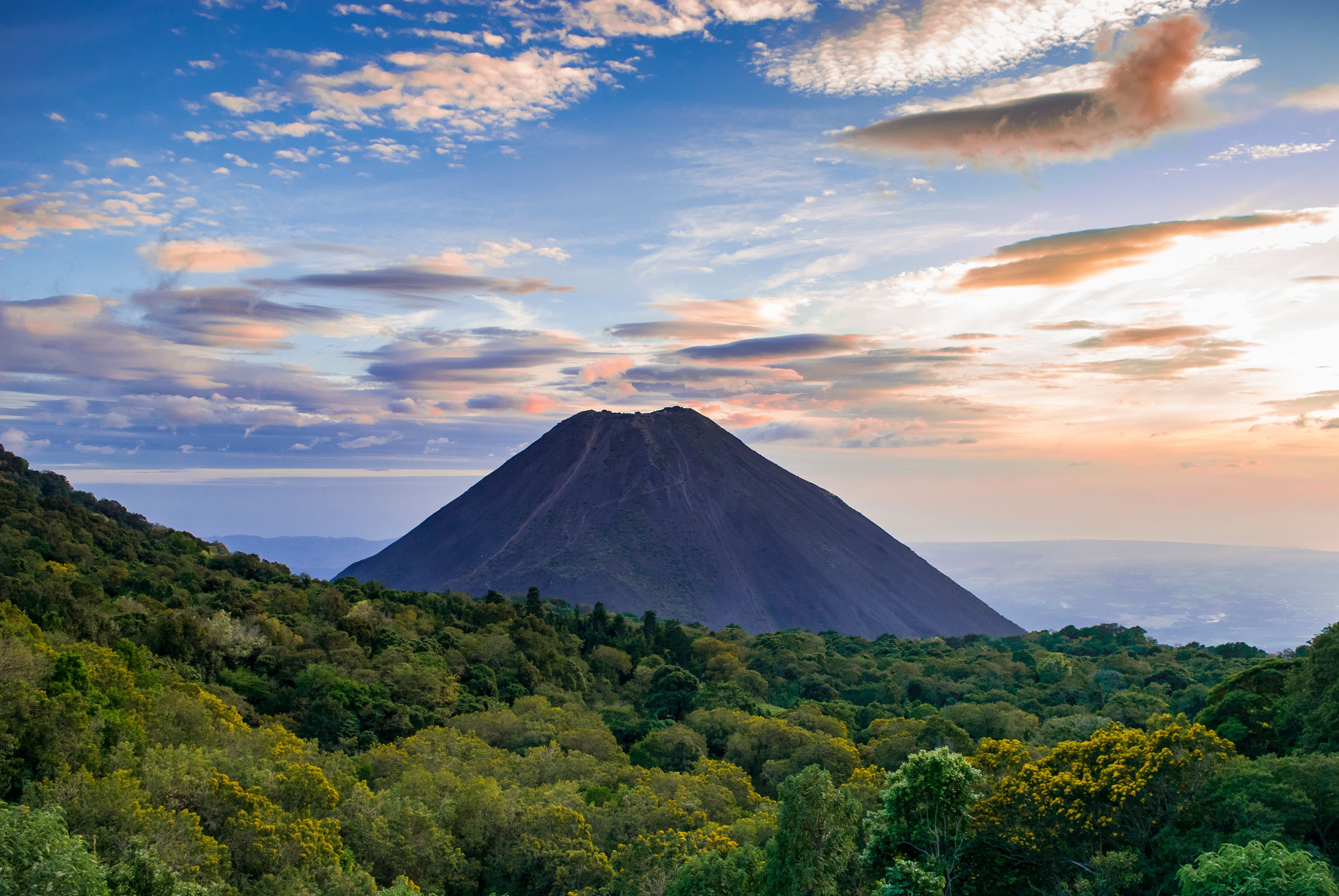 Izalco volcano in El Salvador