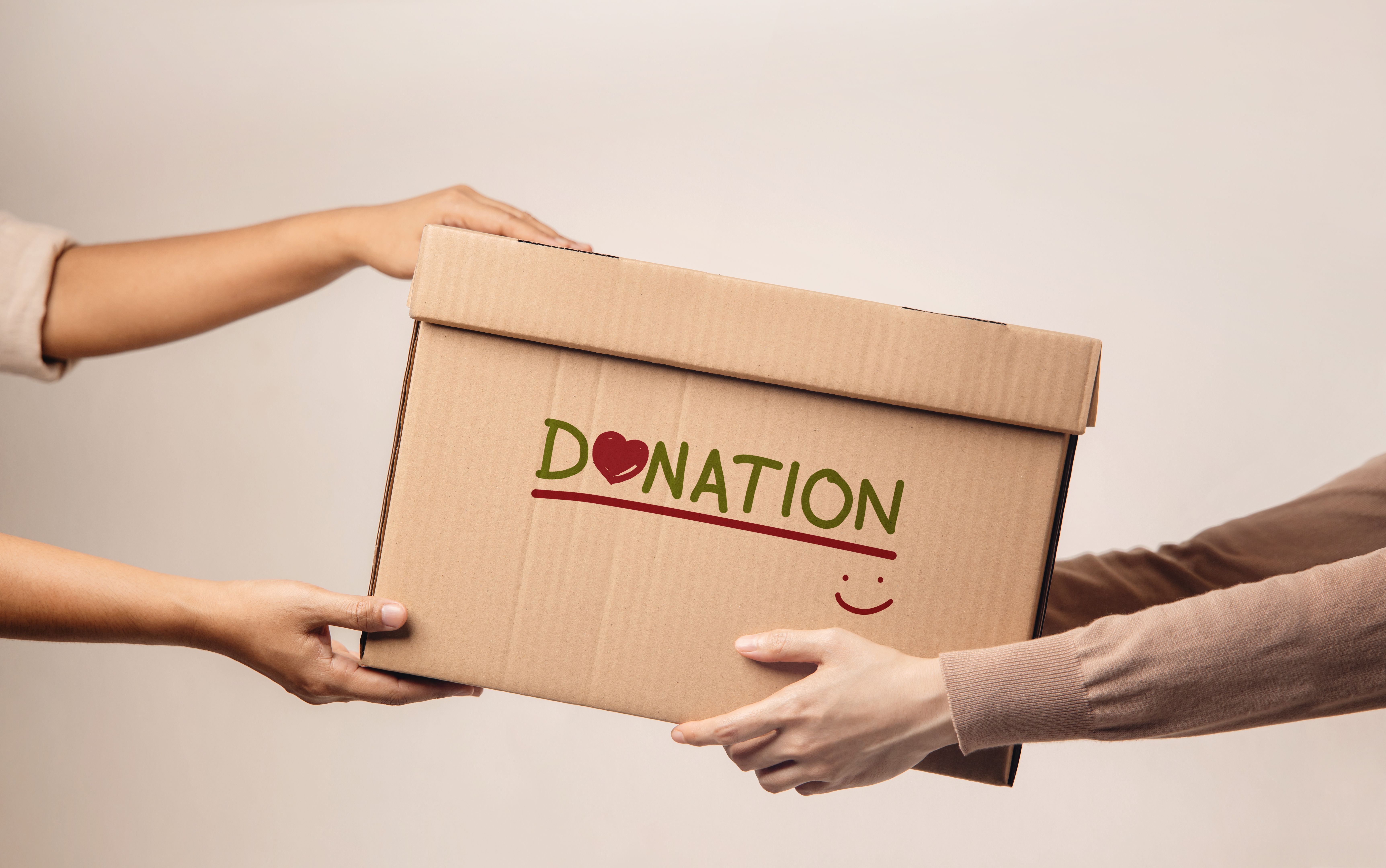 donating boxes