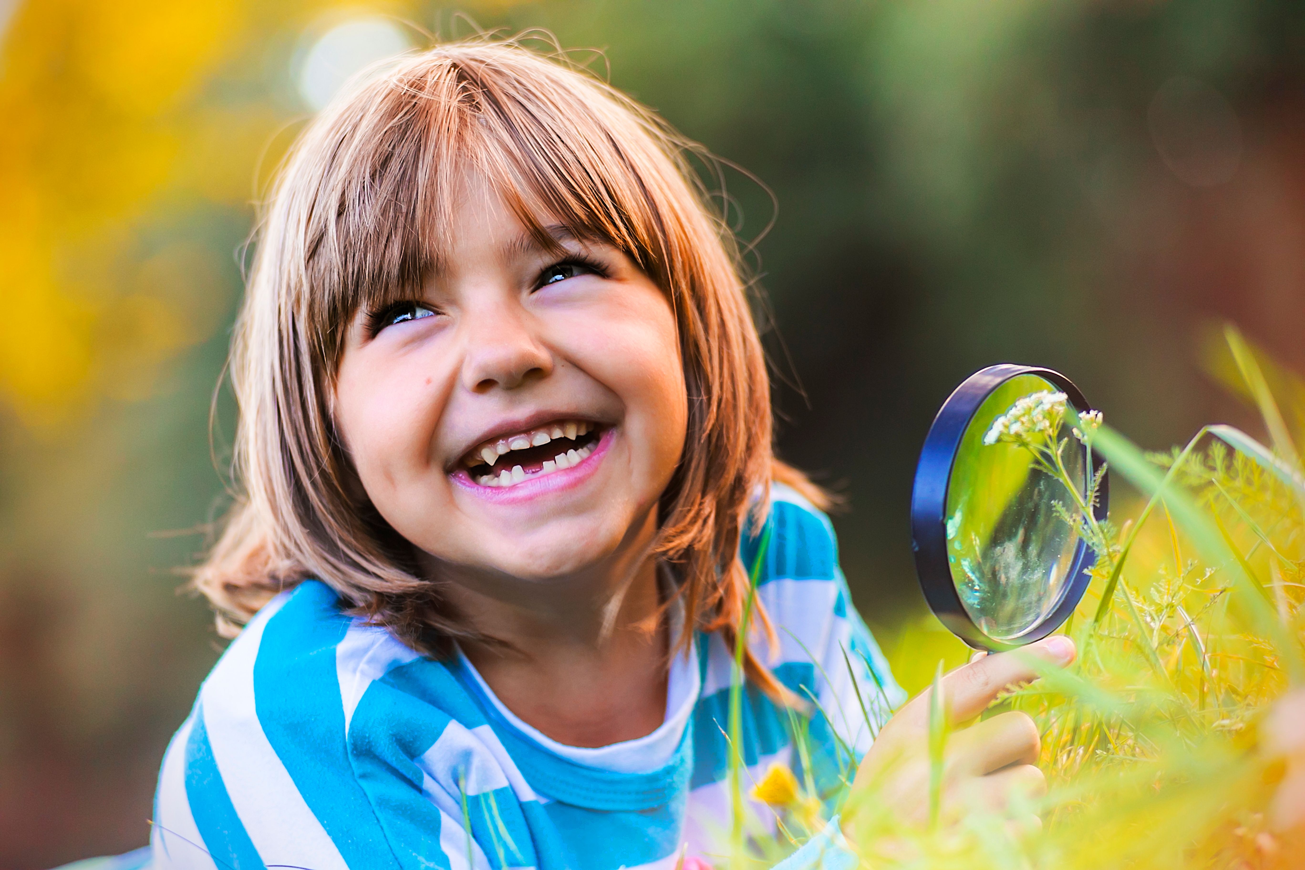 children learning nature
