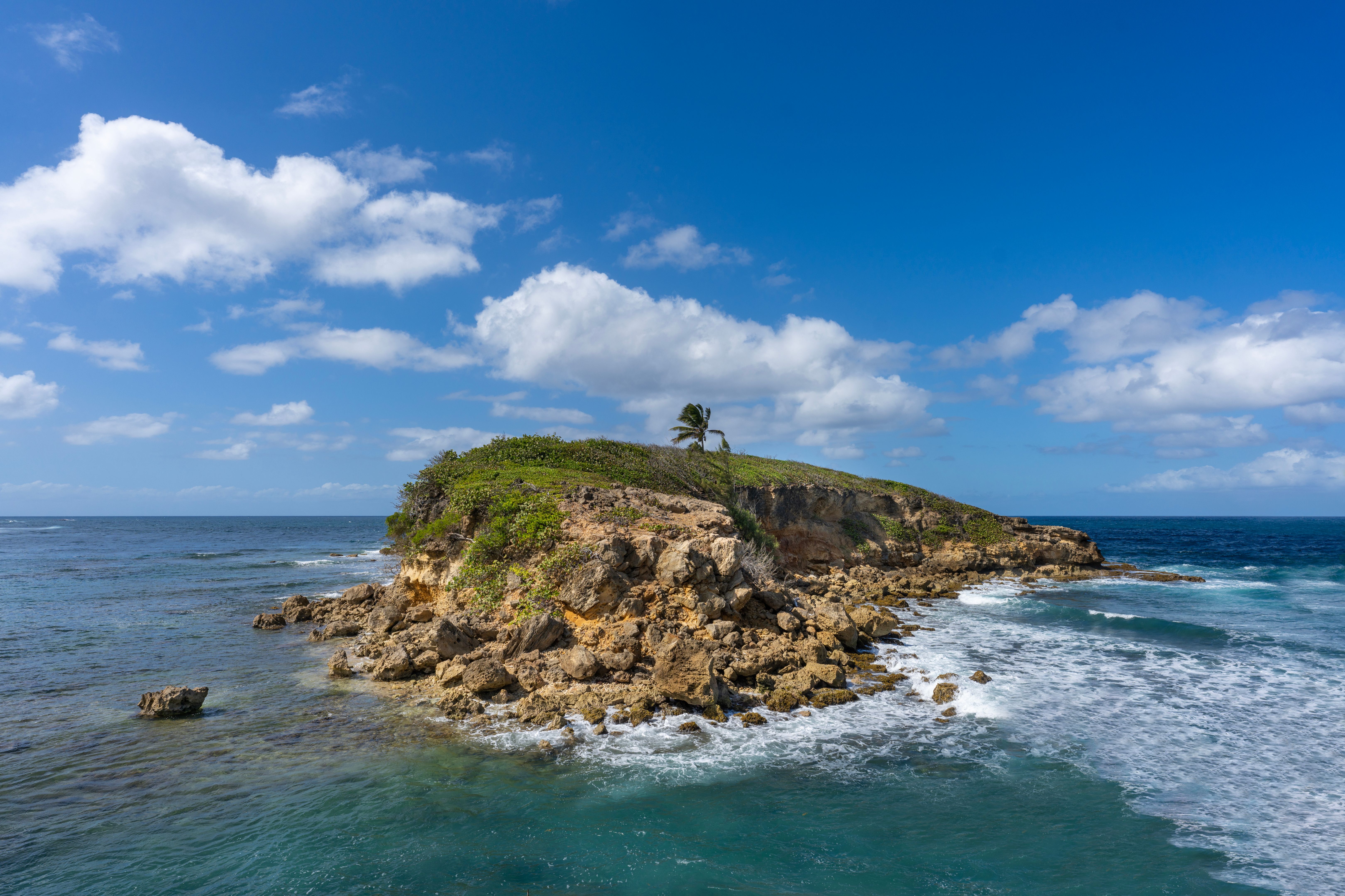 Little Island at Cerro Gordo Beach, Puerto Rico