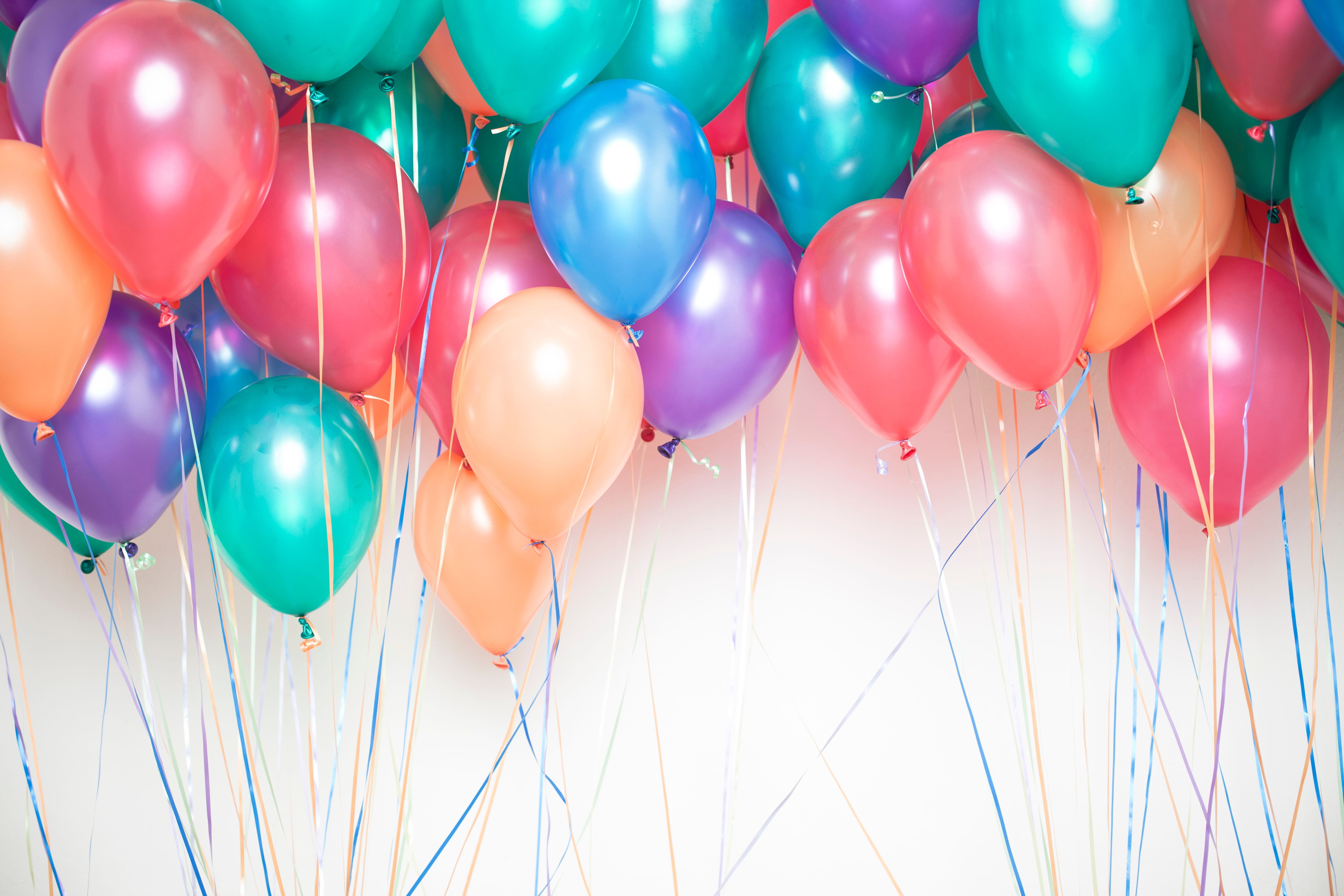 colorful balloon decorations