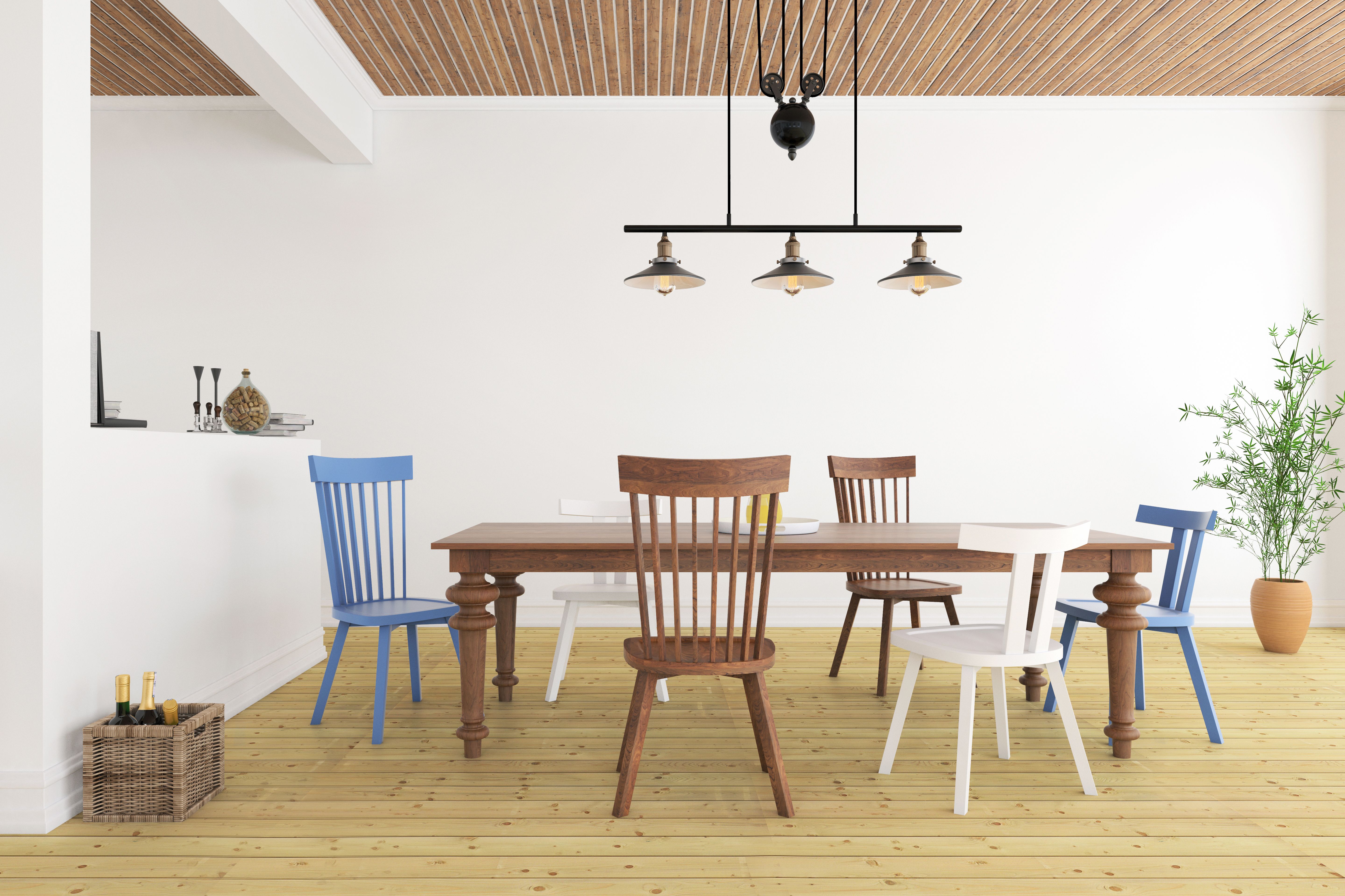 modern farmhouse dining room
