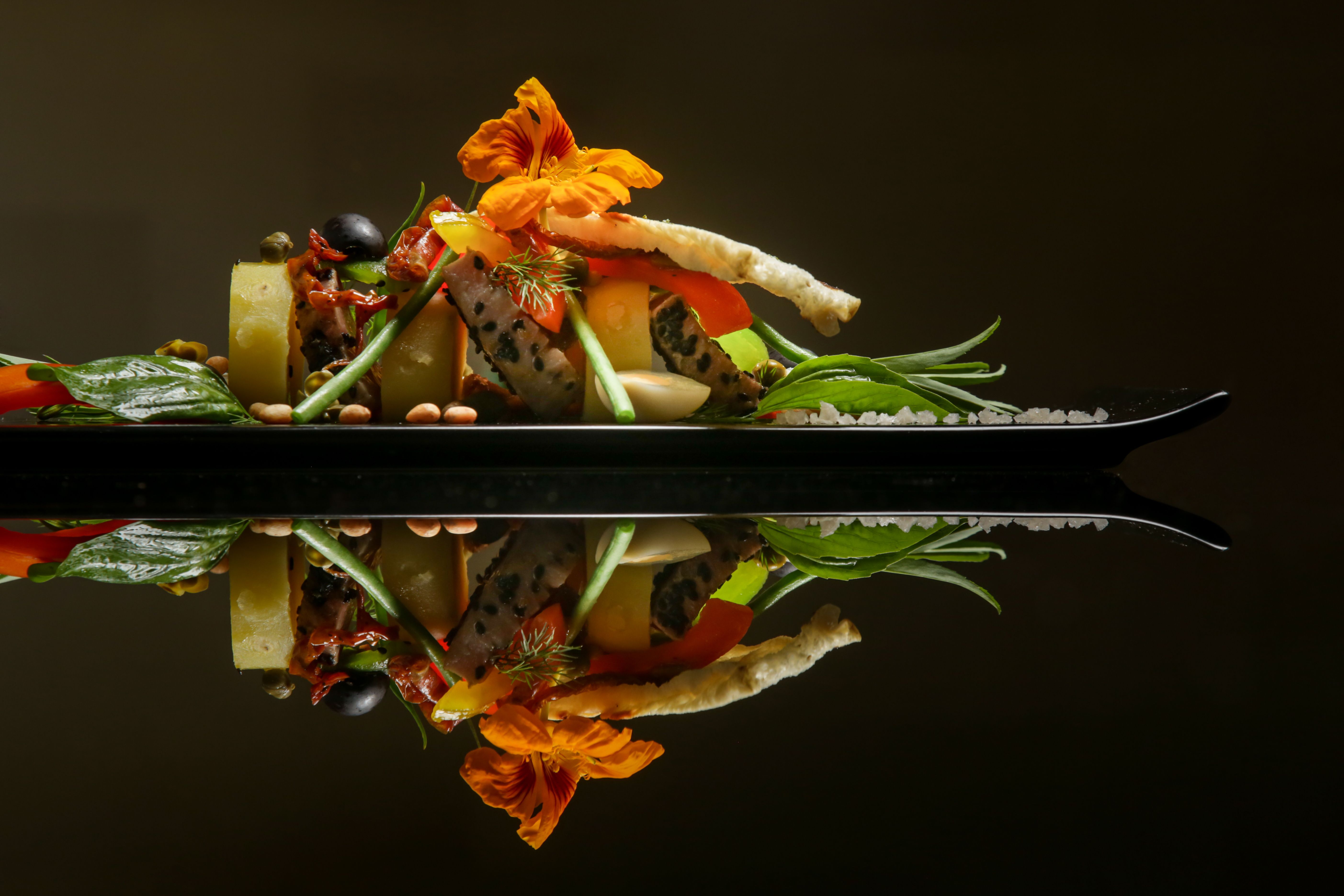 modern cuisine dish