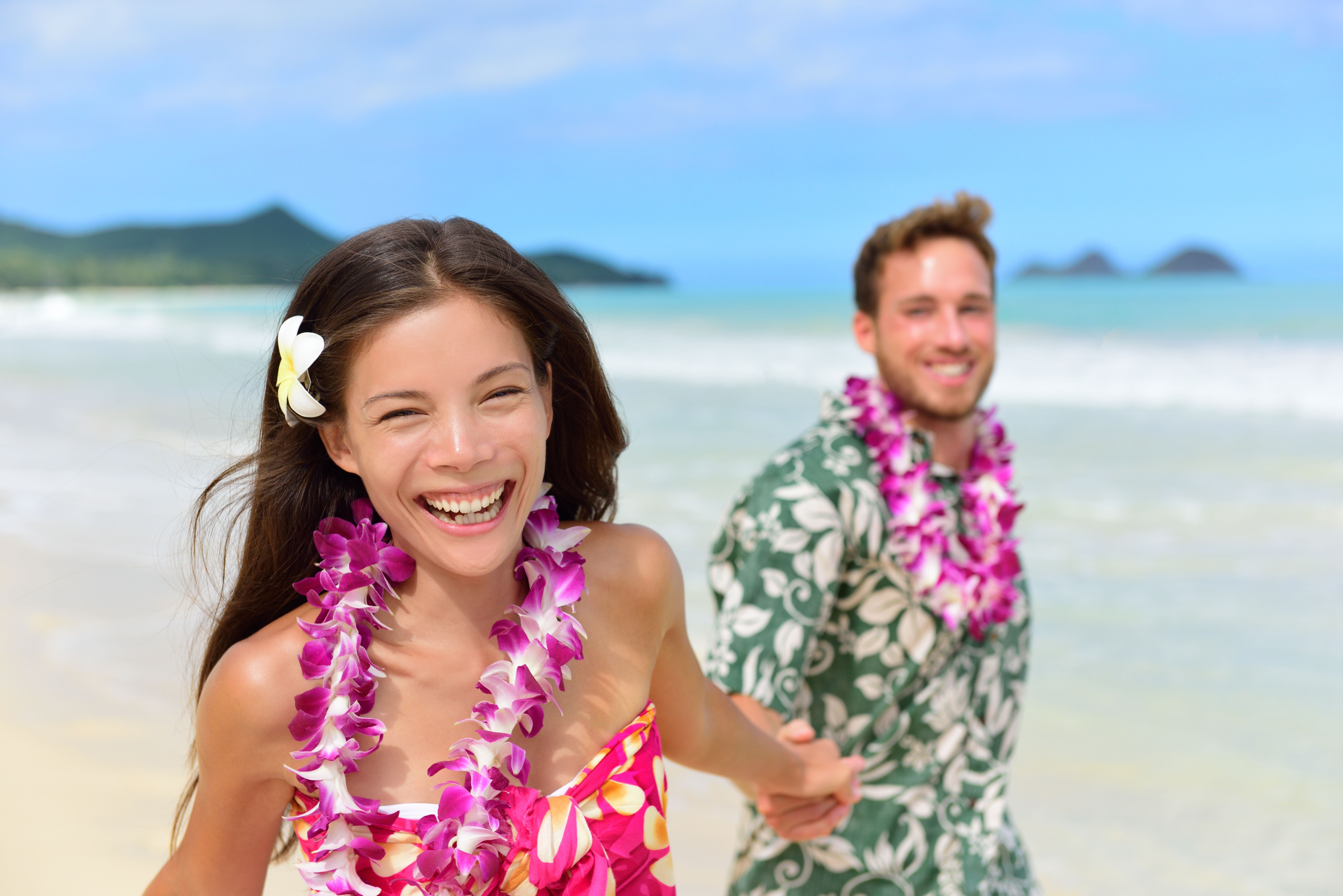 people sharing aloha