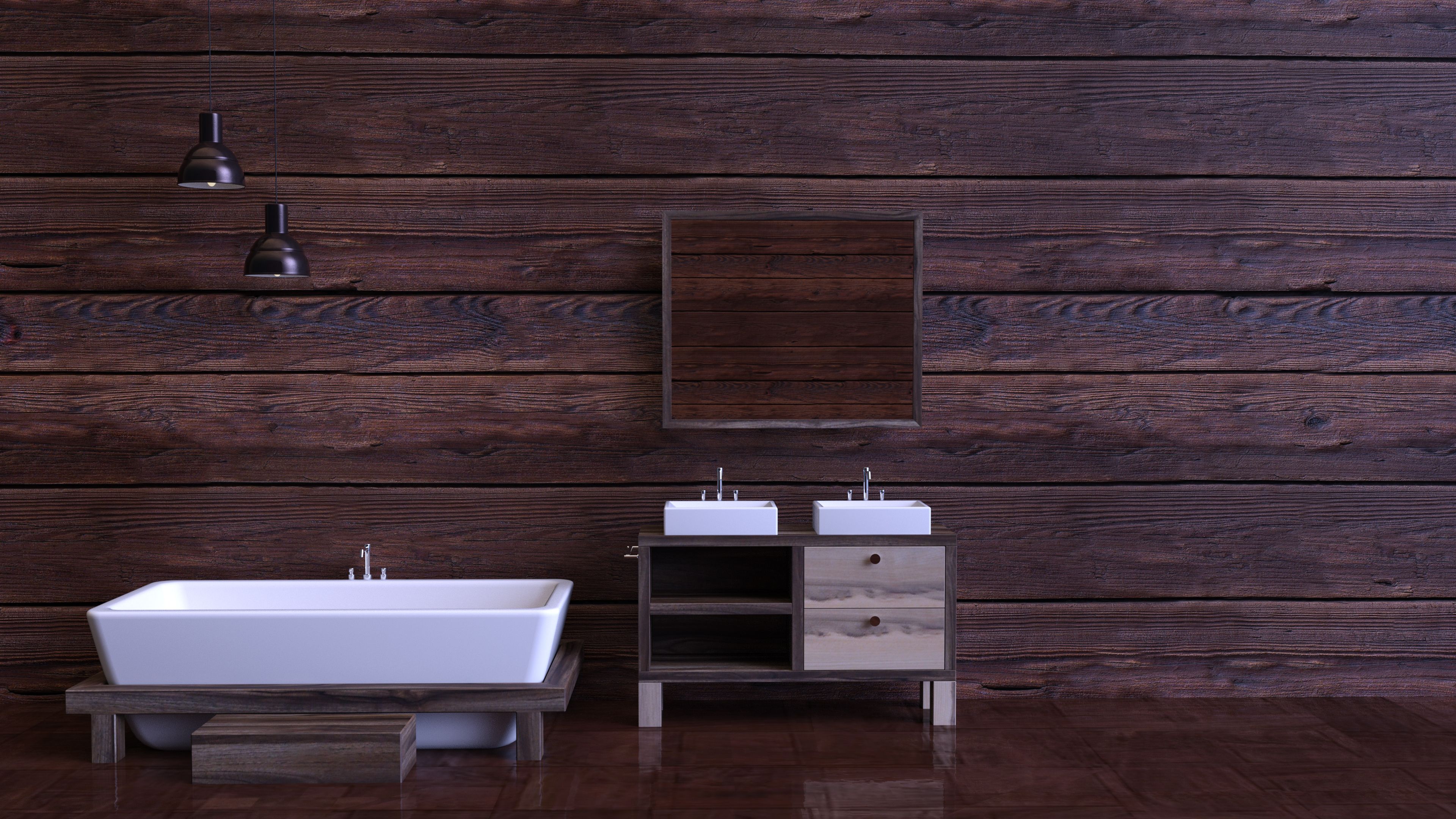 rustic bathroom vanity