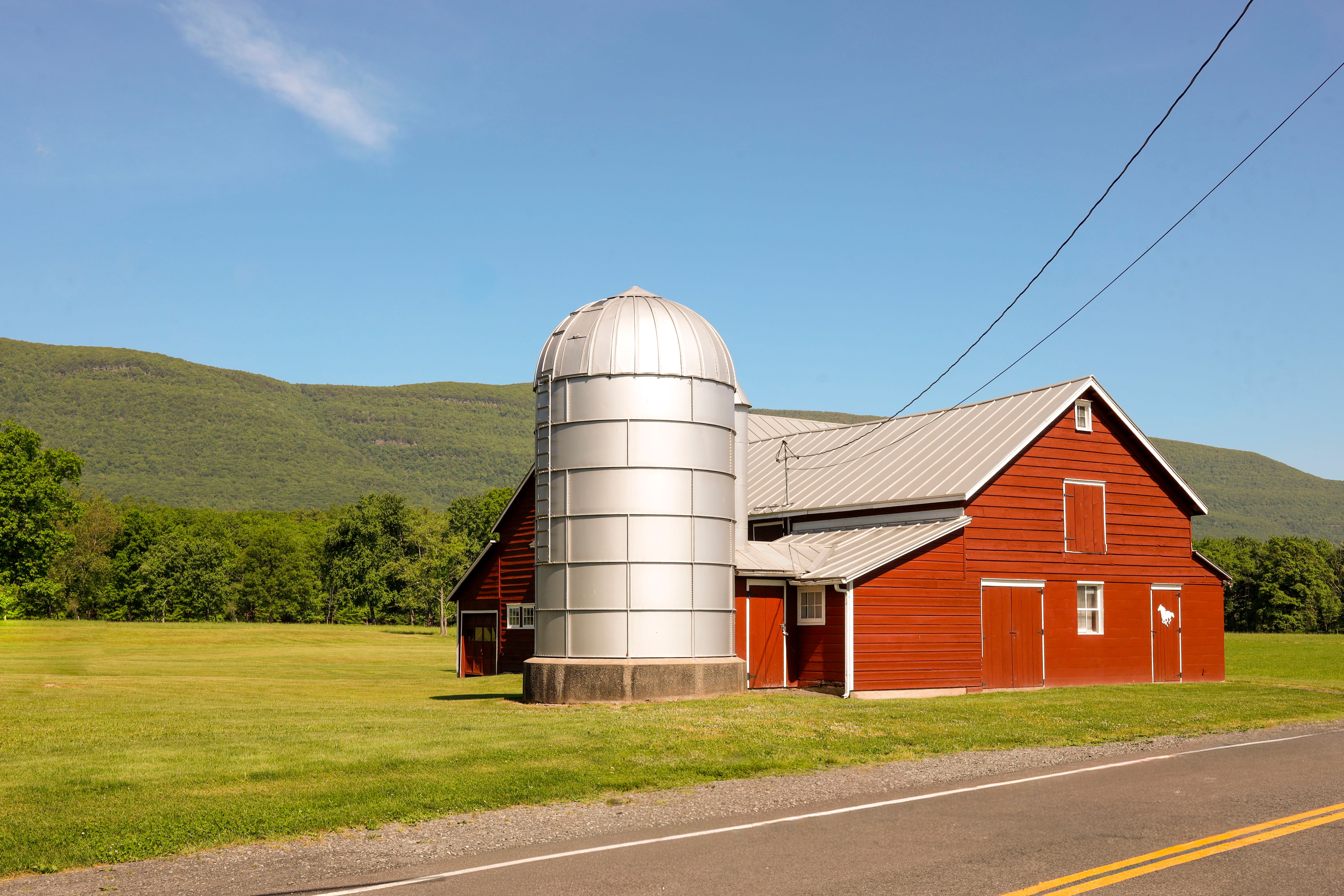 historic barn winter