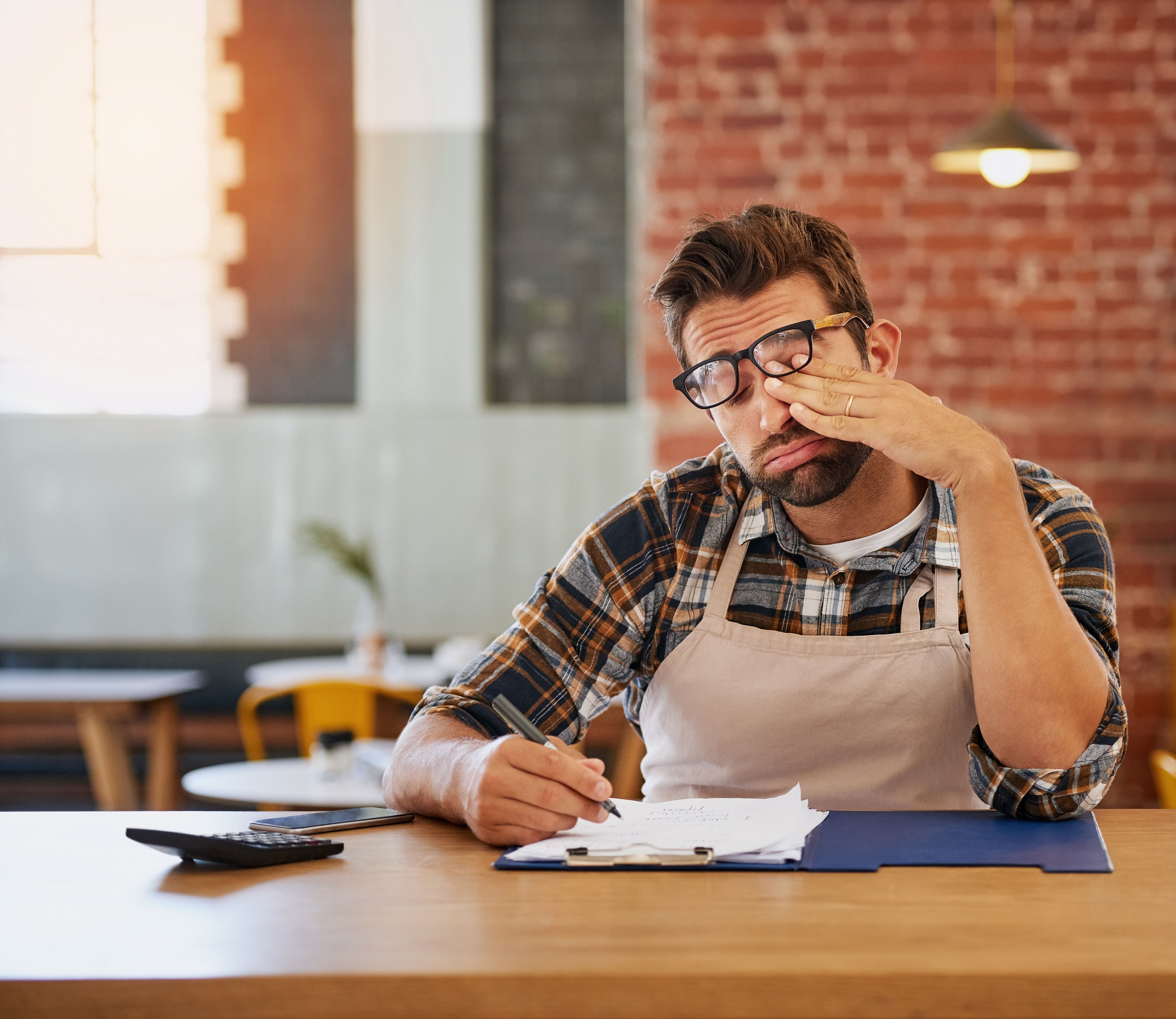 frustrated business owner