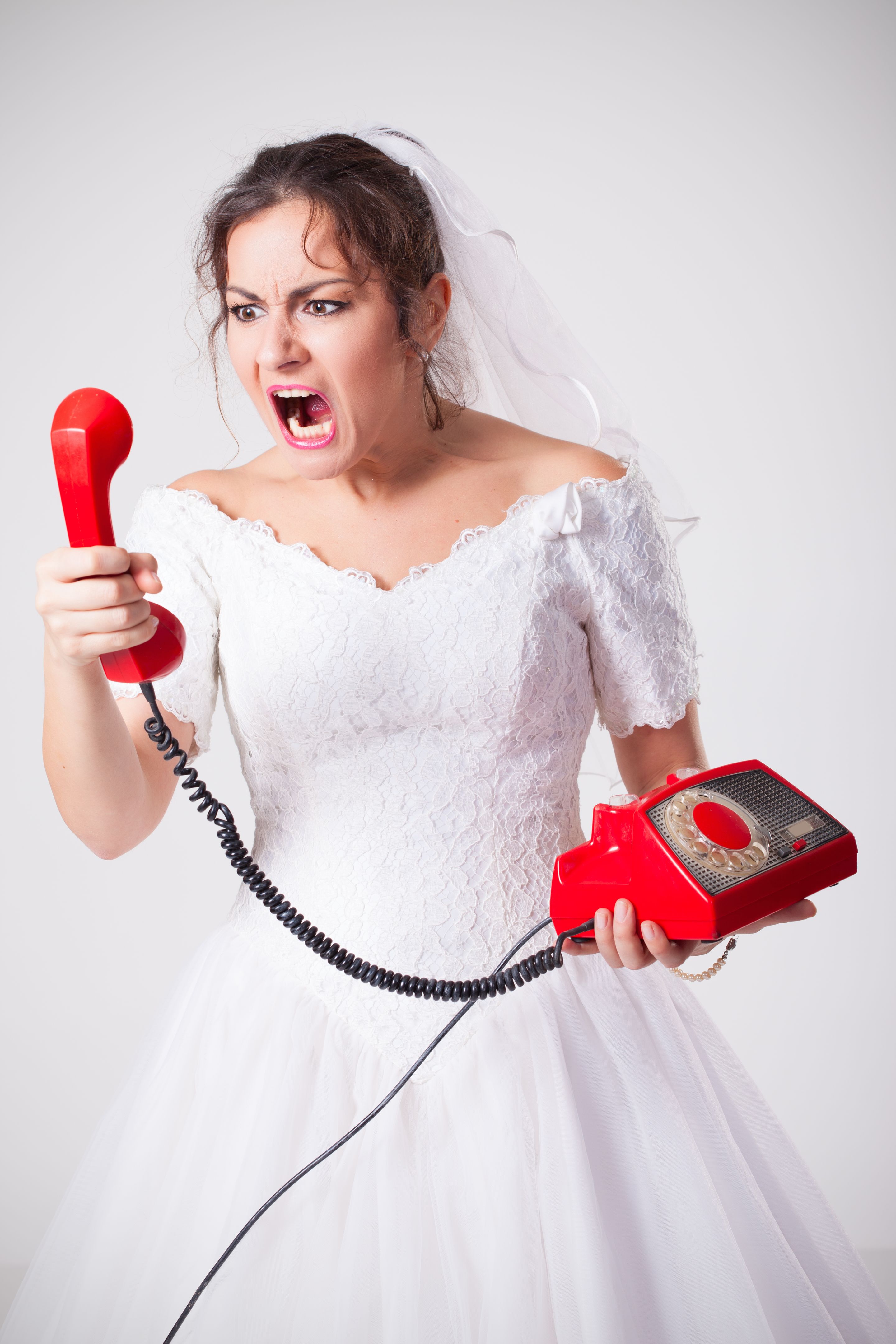 vintage phone wedding