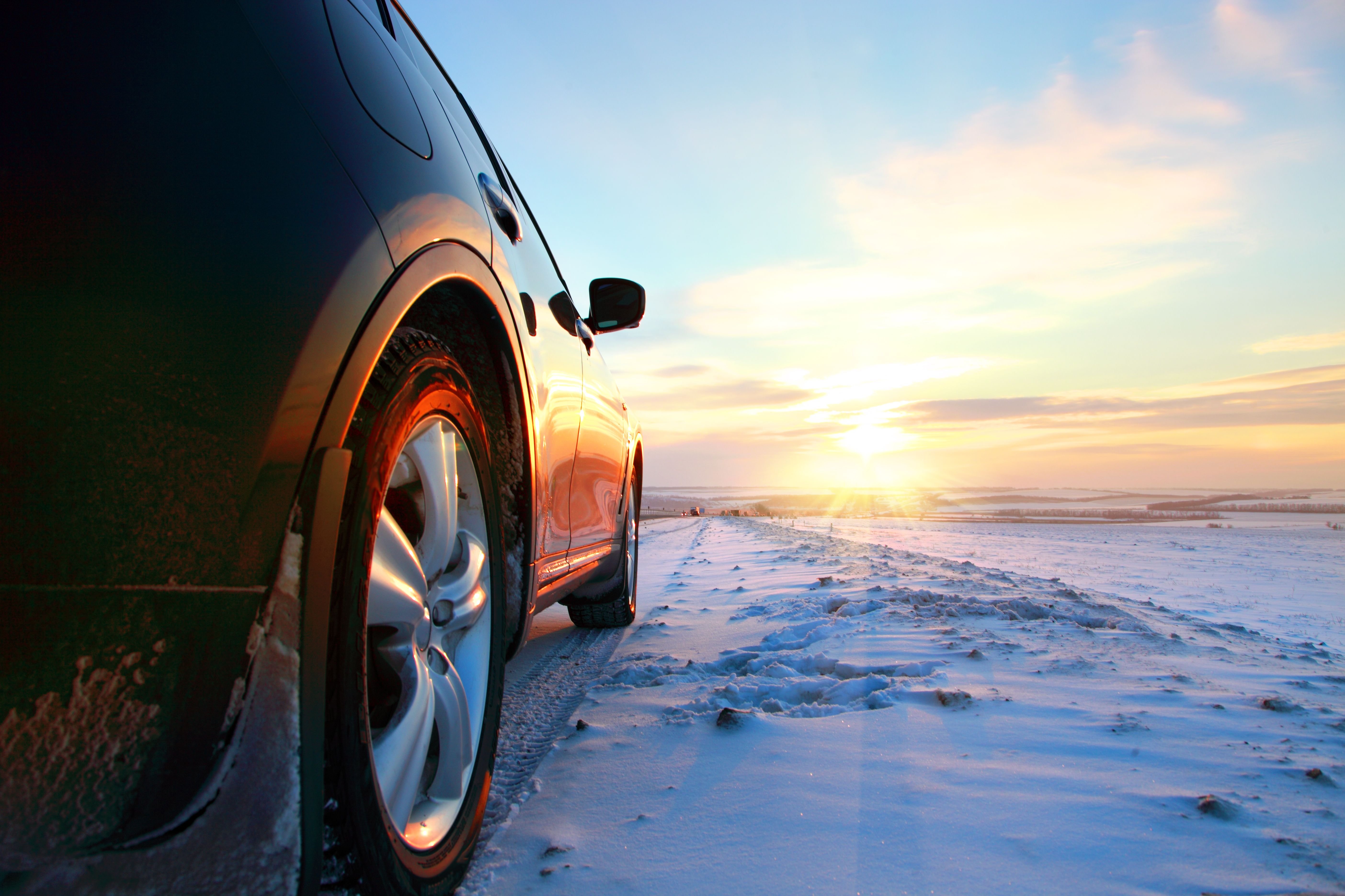 car winter adventure
