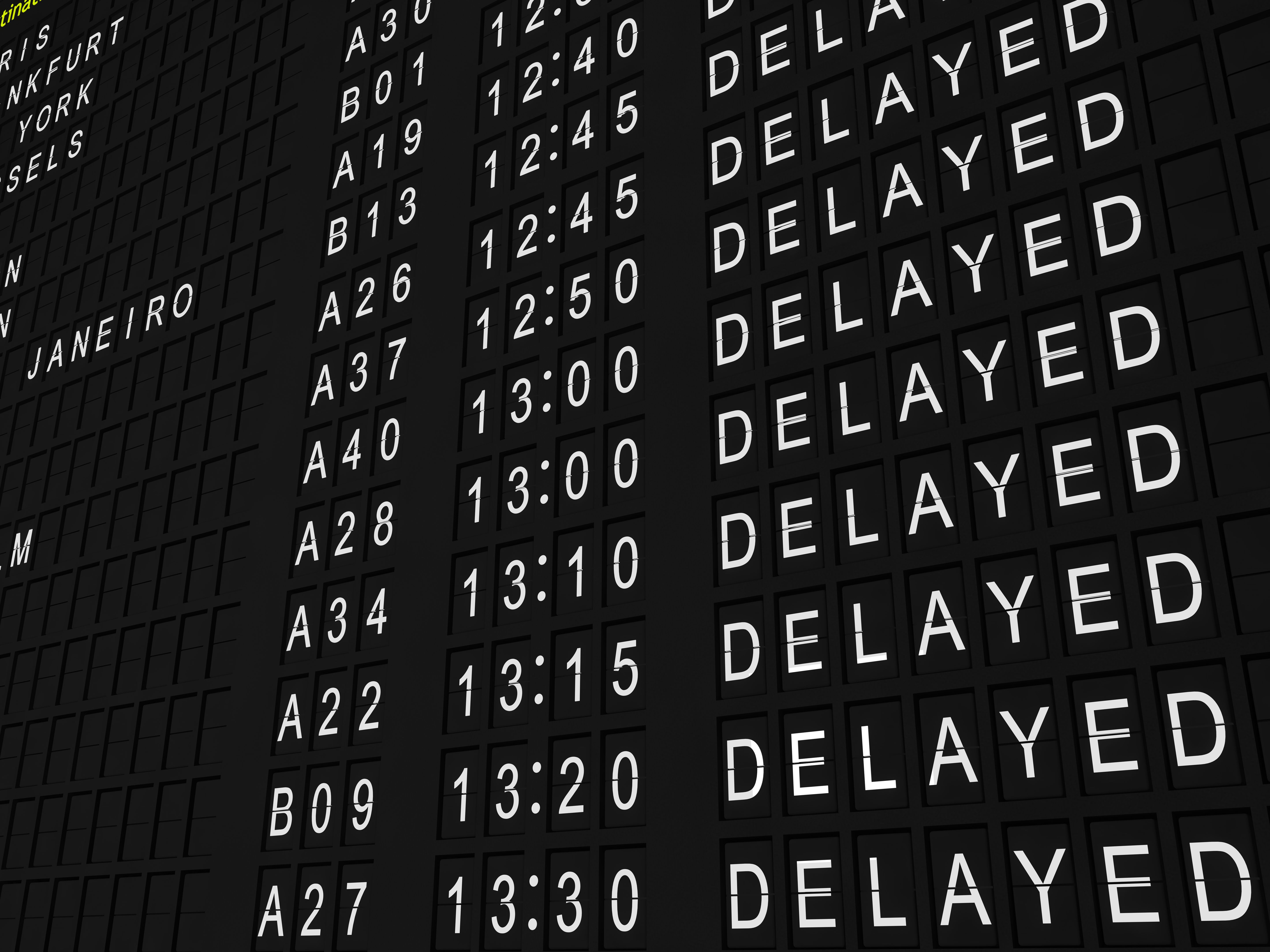 delayed flight
