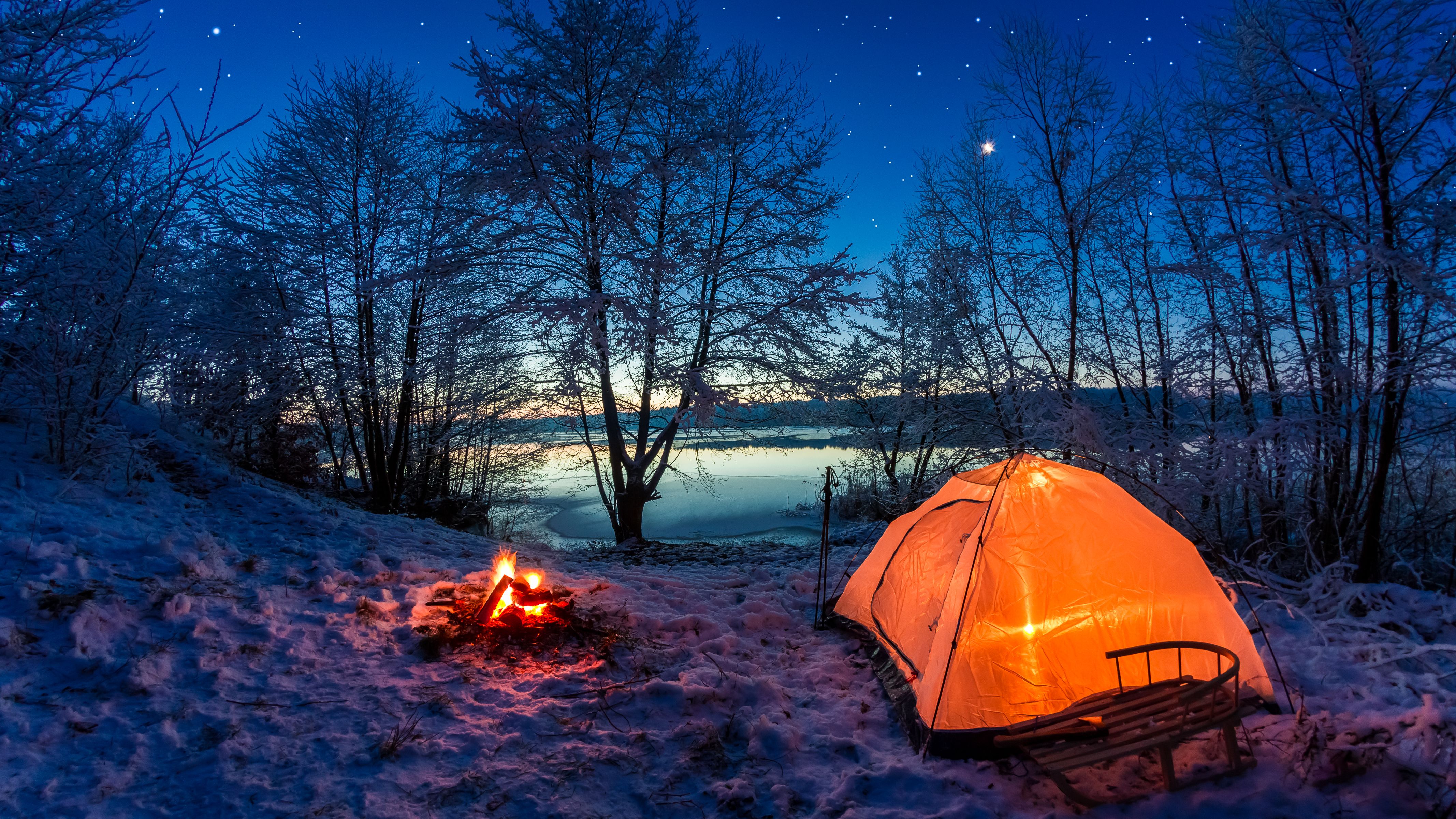 heated tent