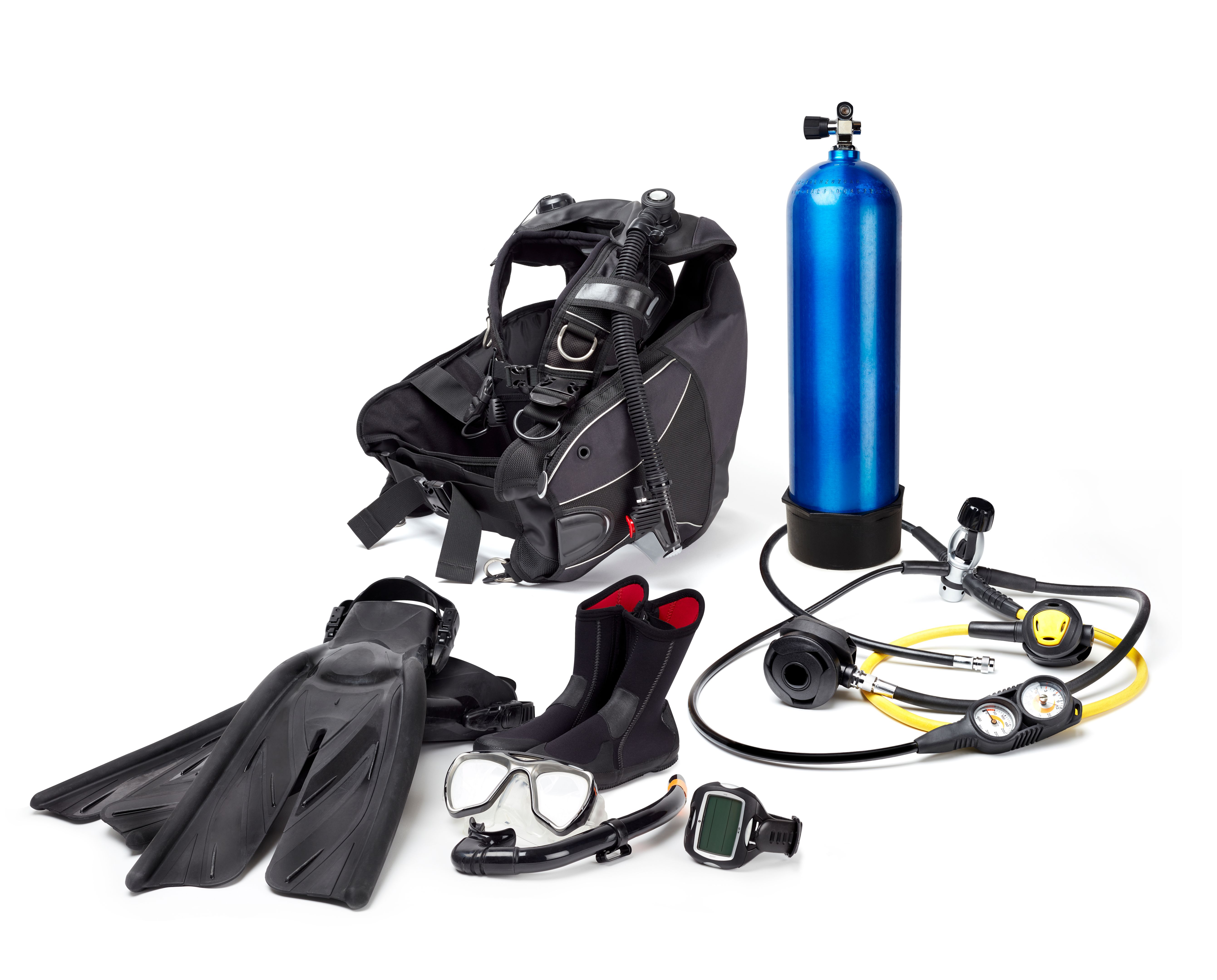 scuba diving gear