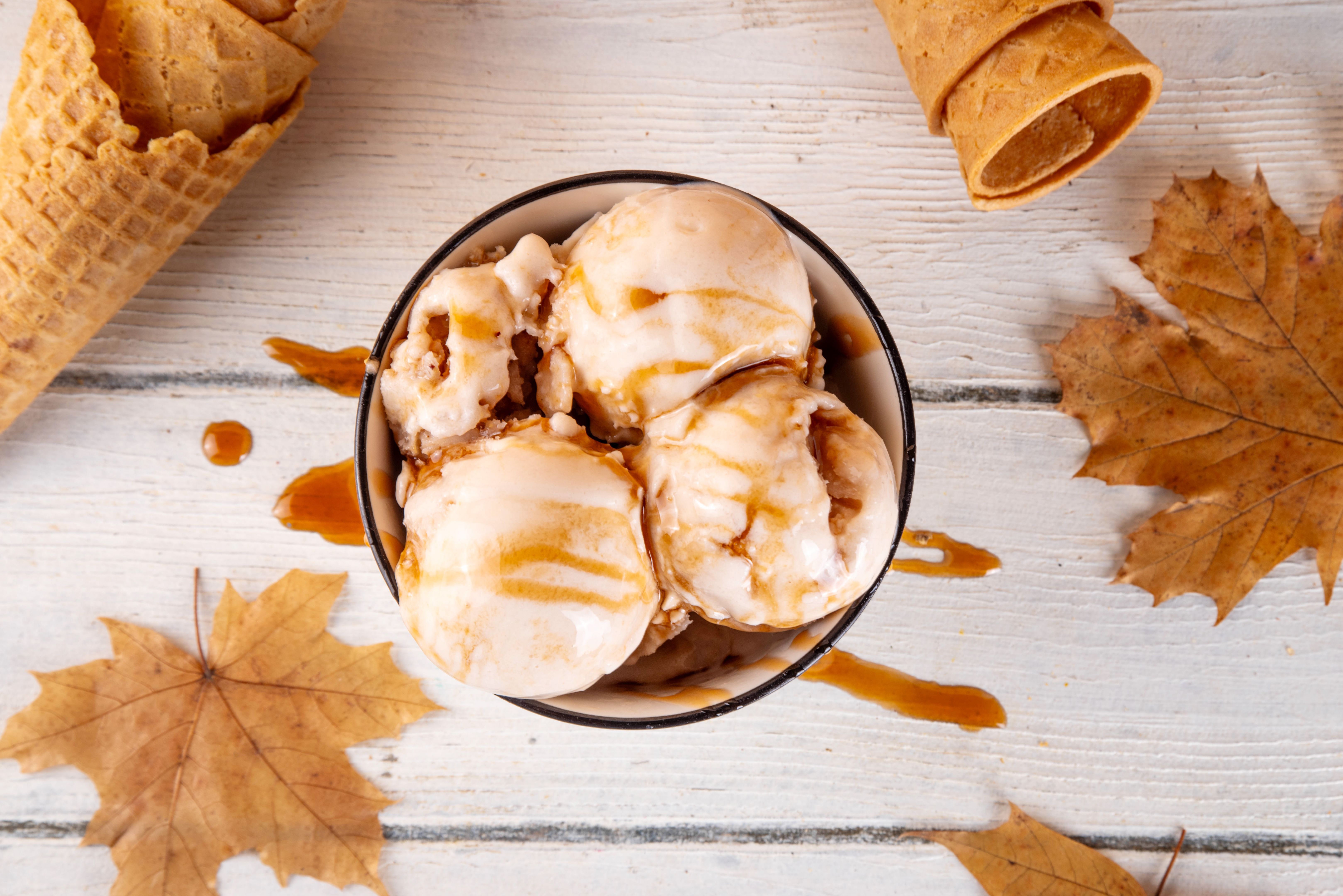caramel pretzel ice cream