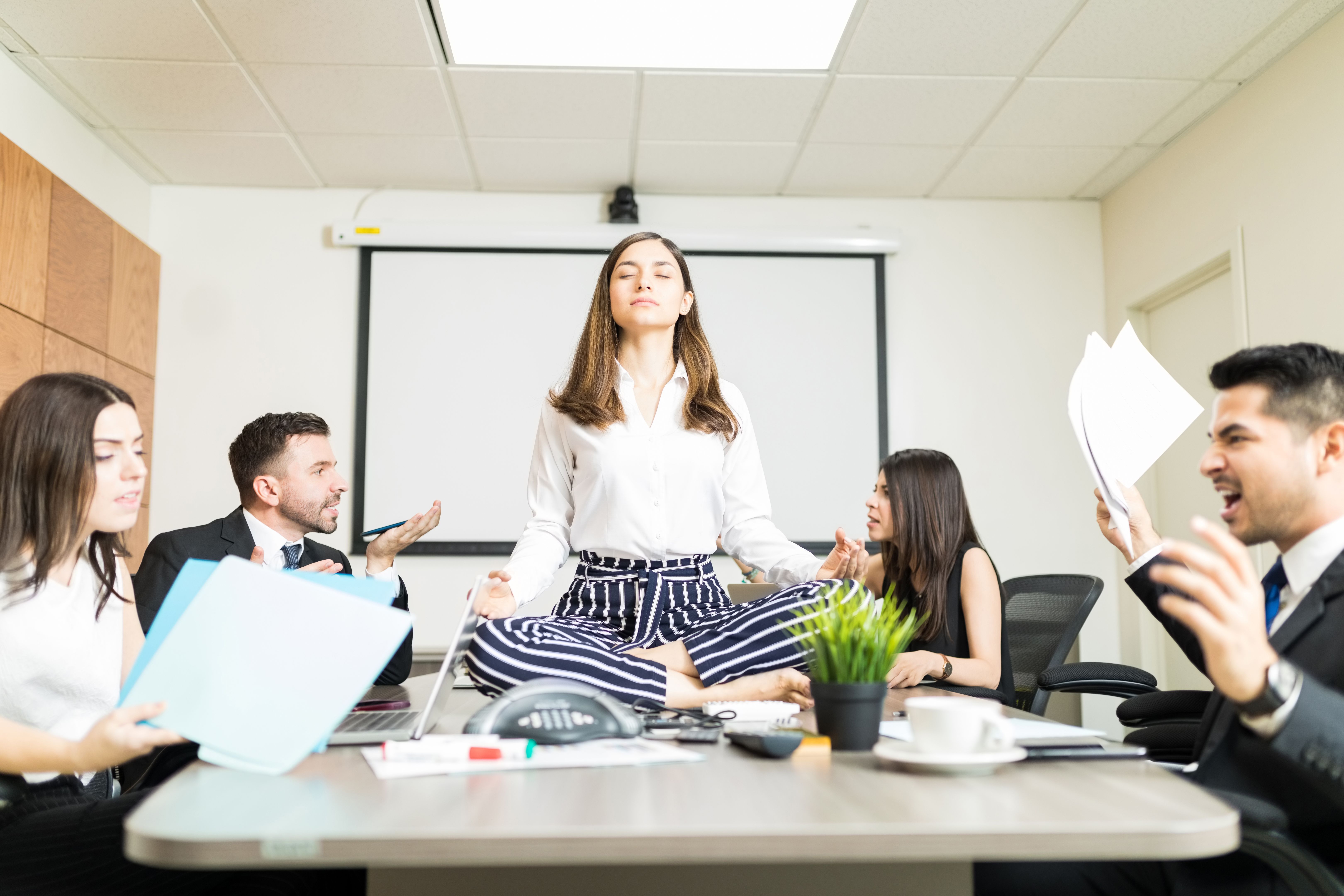 office yoga benefits