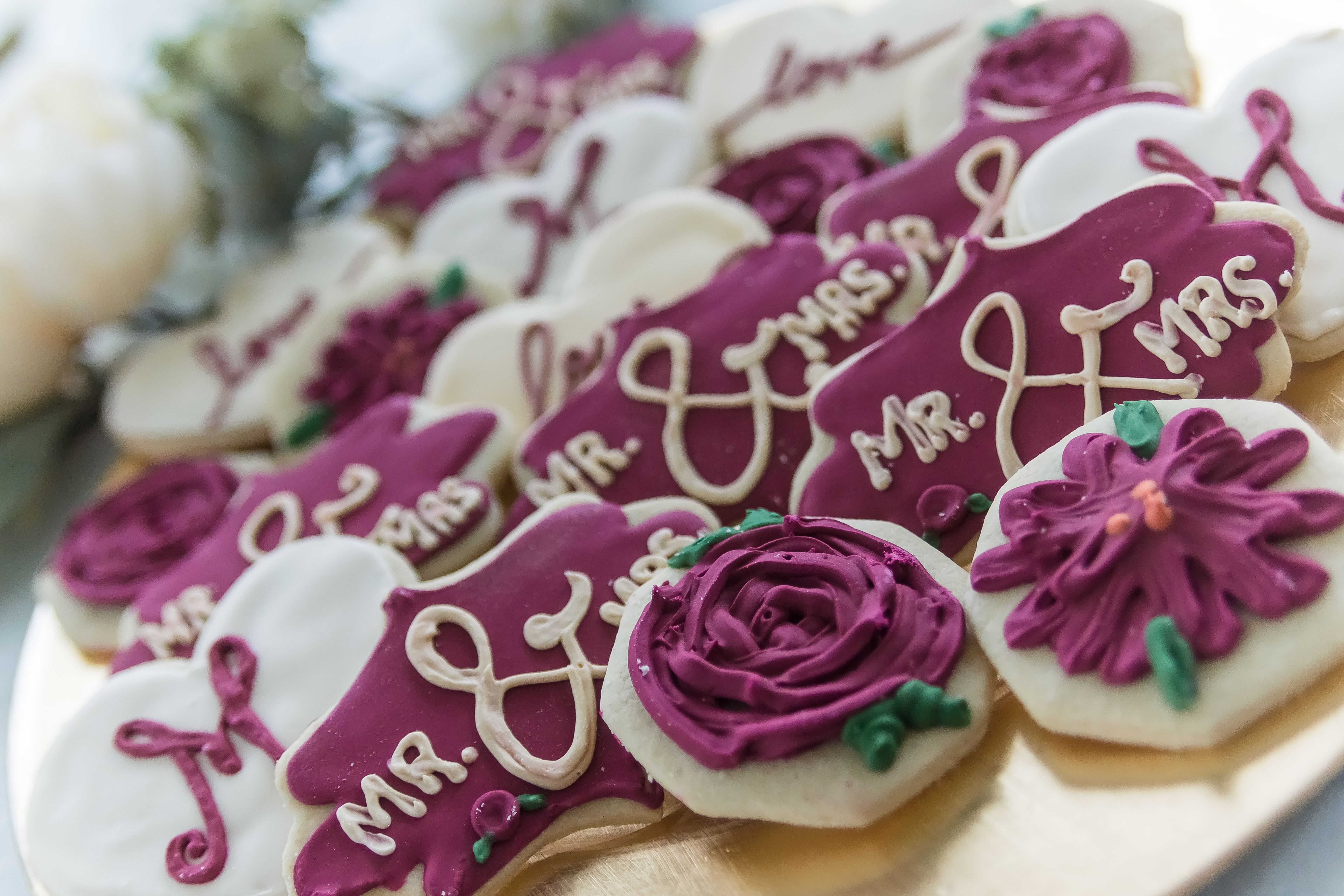 Wedding - Mr & Mrs Cookies