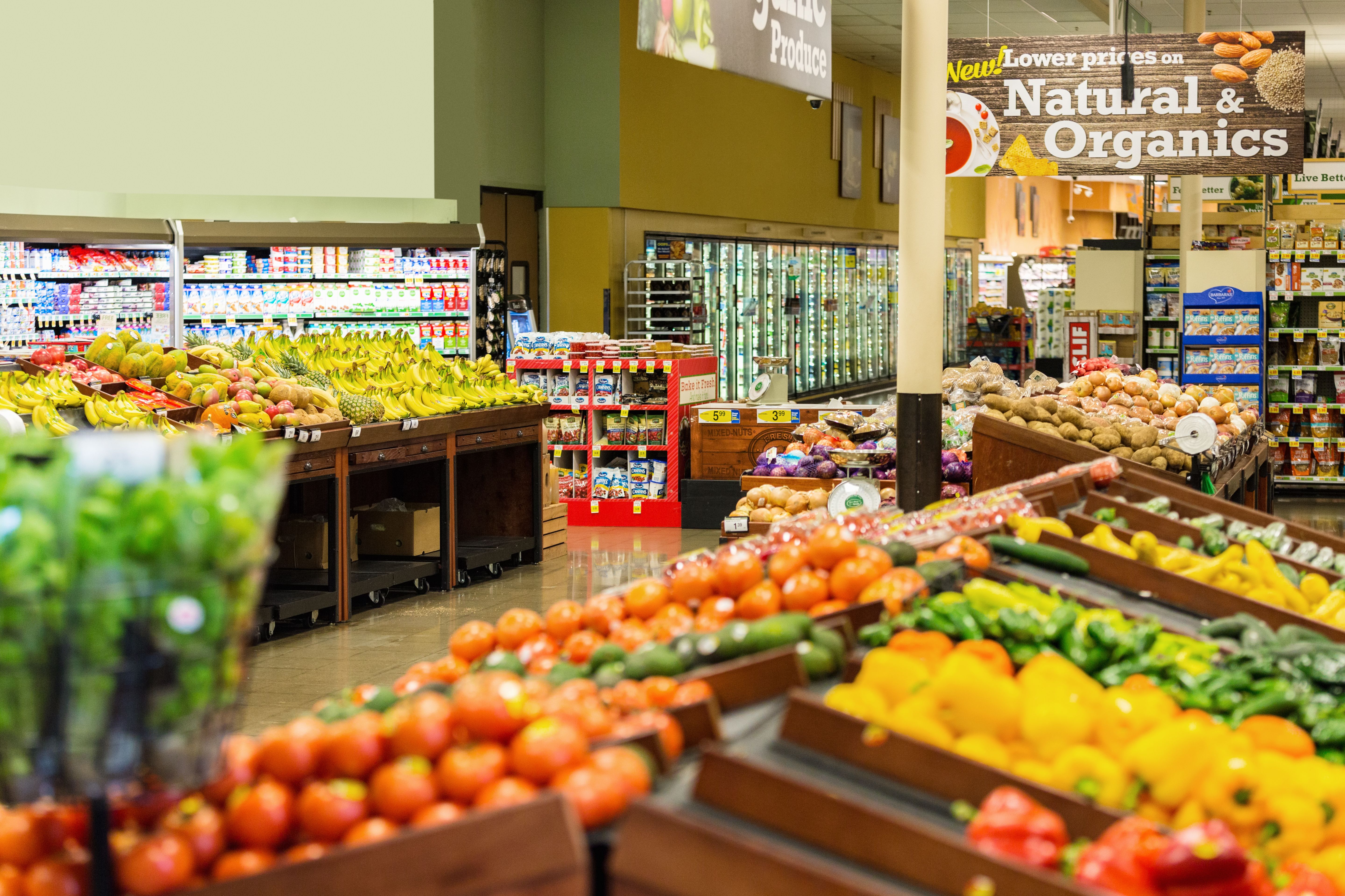 grocery store interior