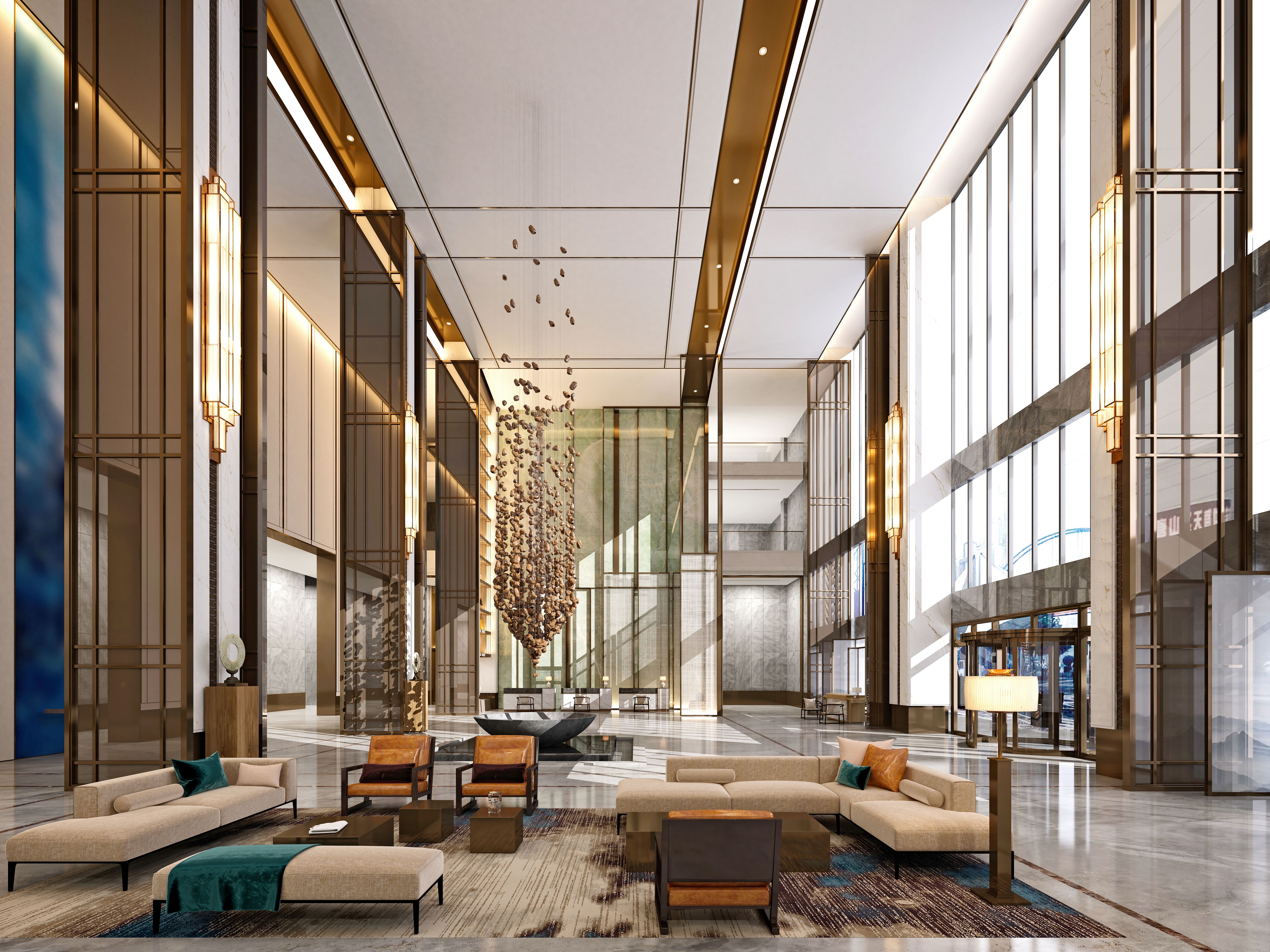 boutique hotel lobby