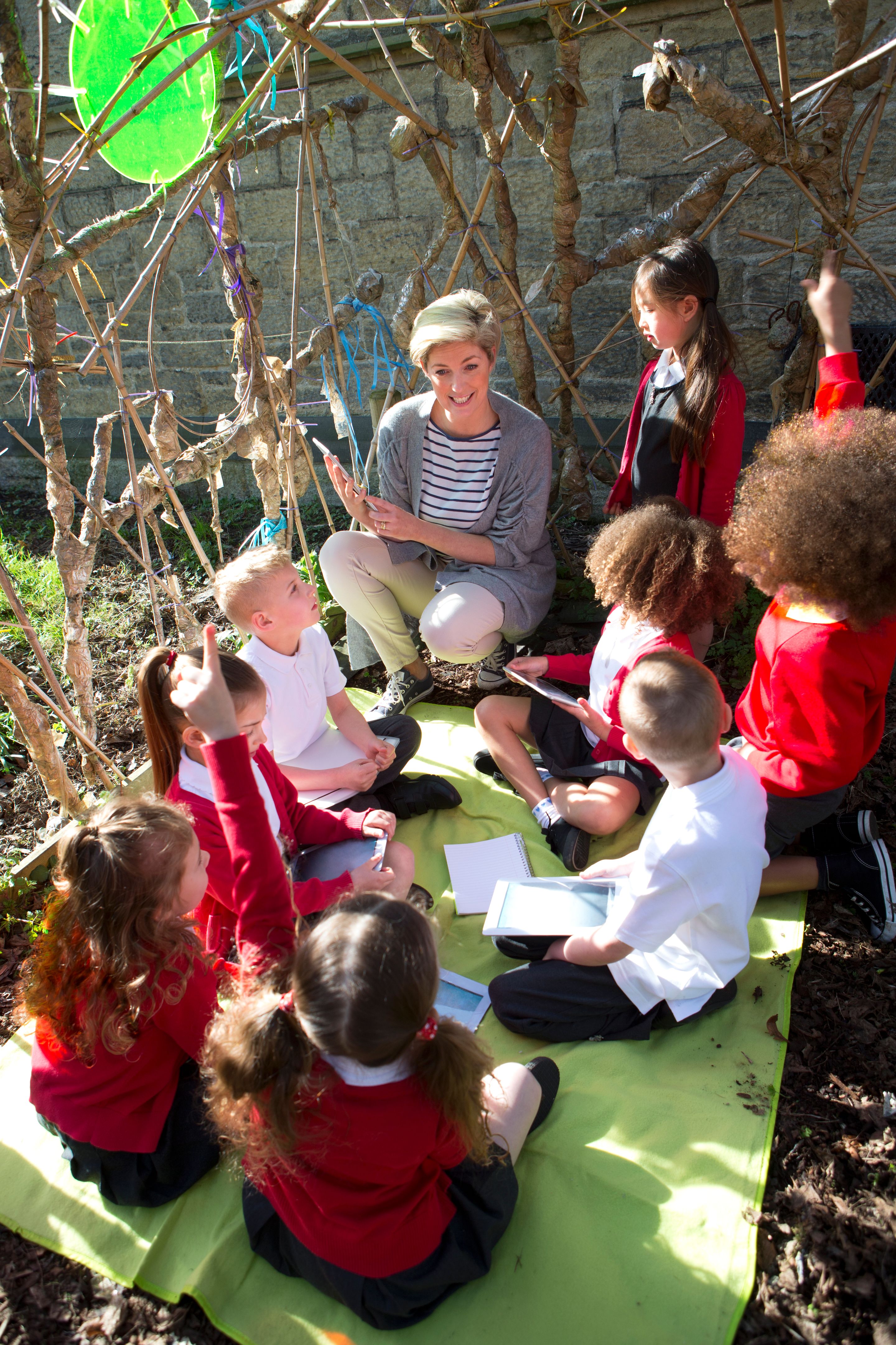 supervised outdoor class