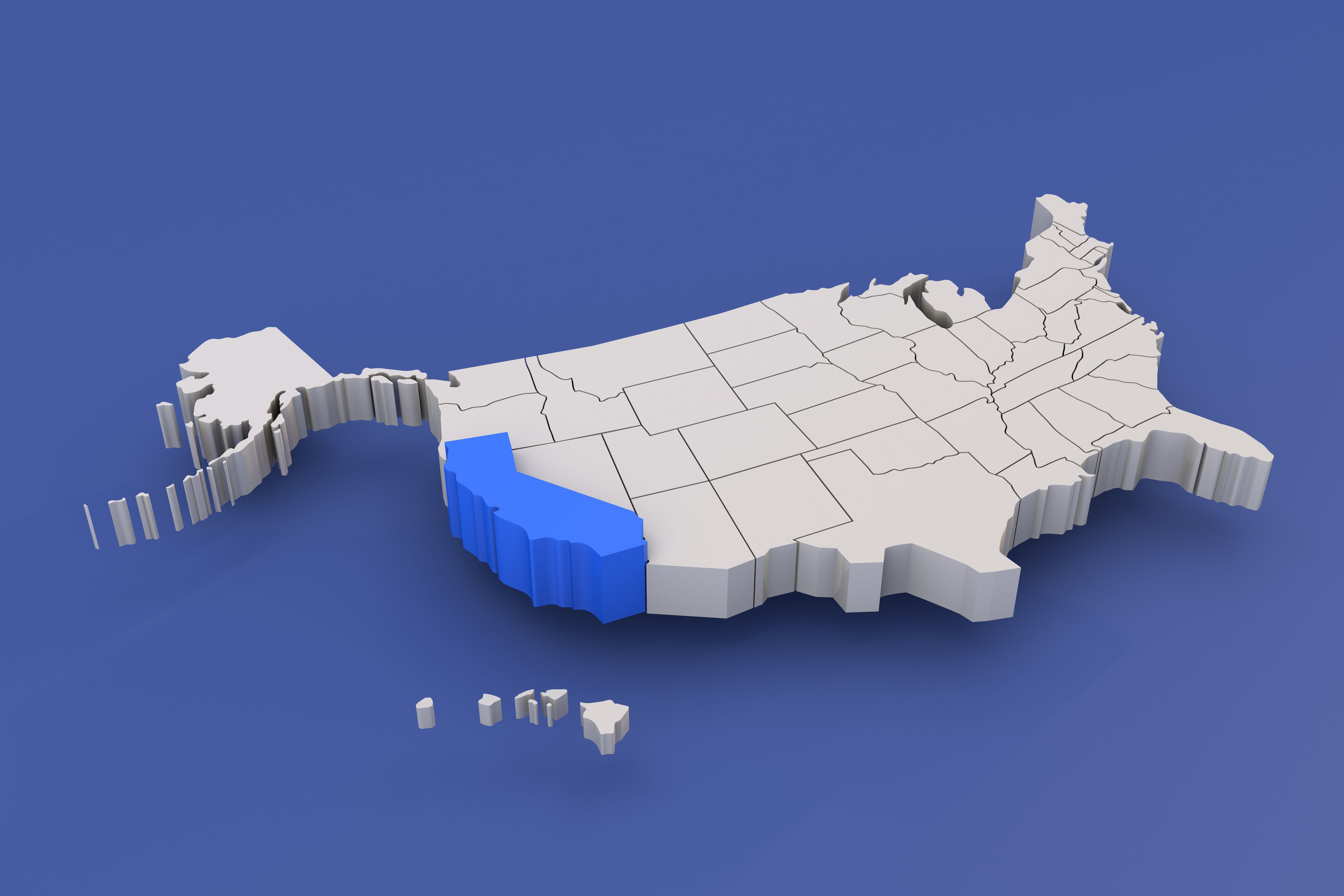 california map