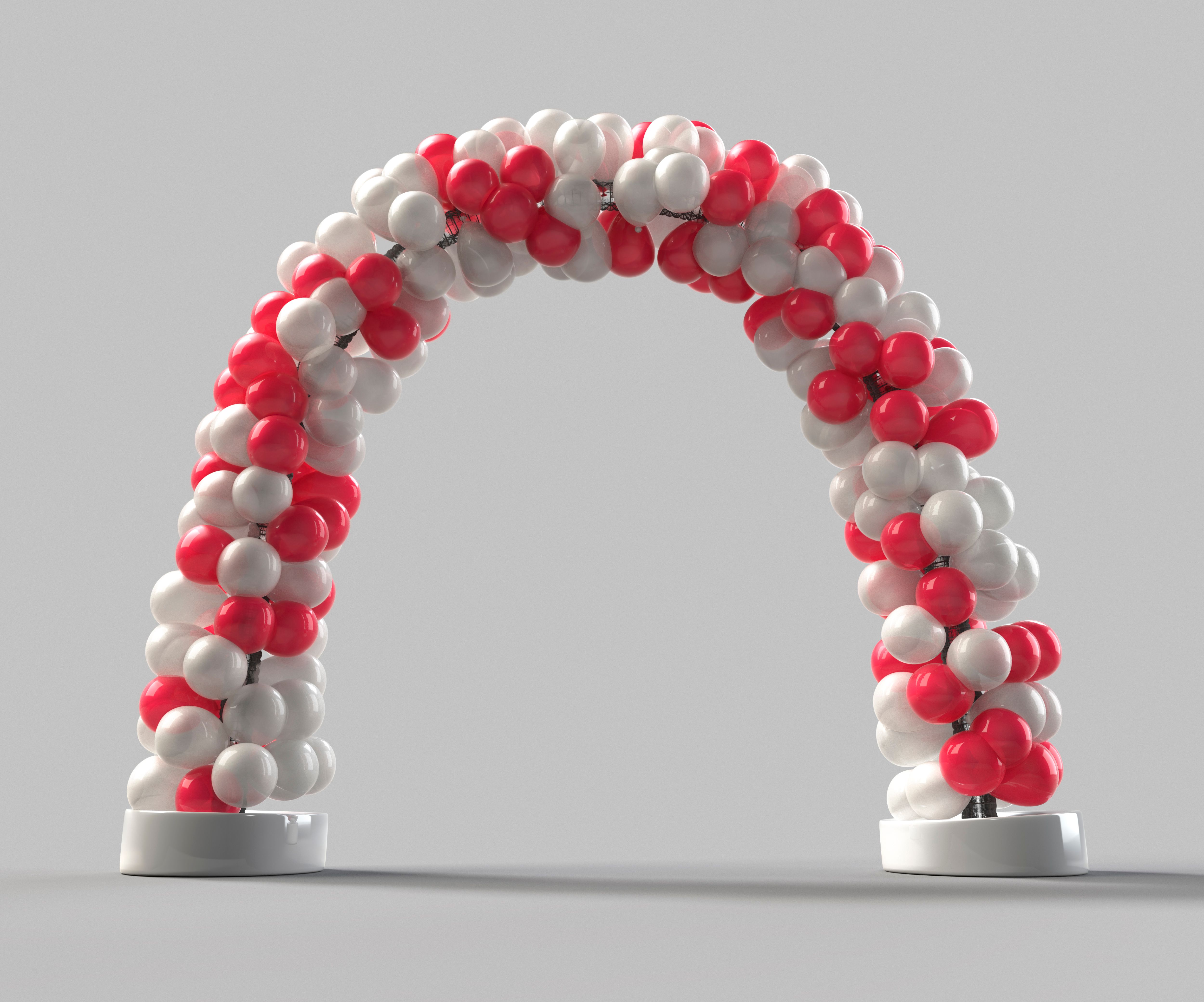 organic balloon arch