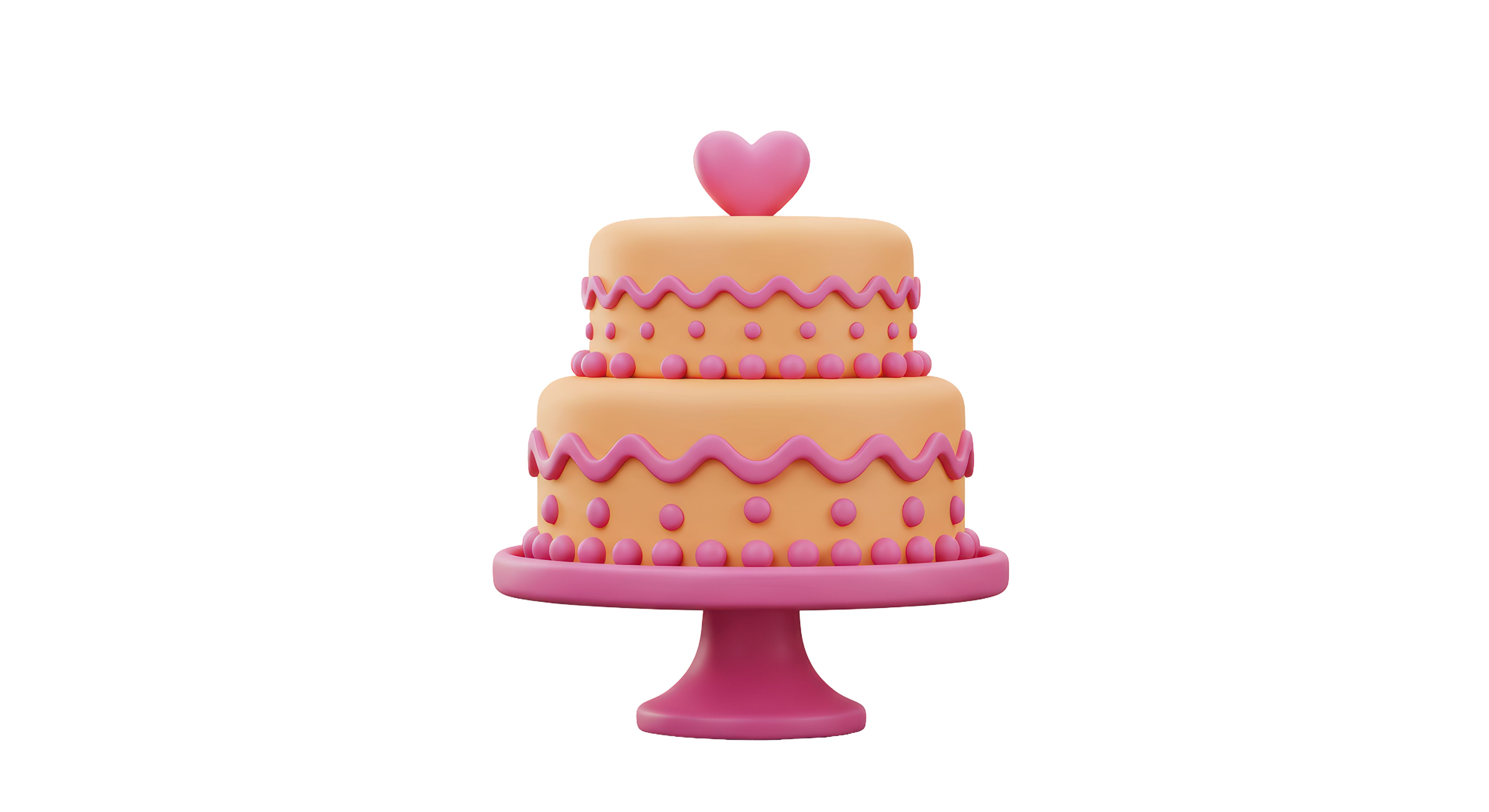 valentine cake decoration