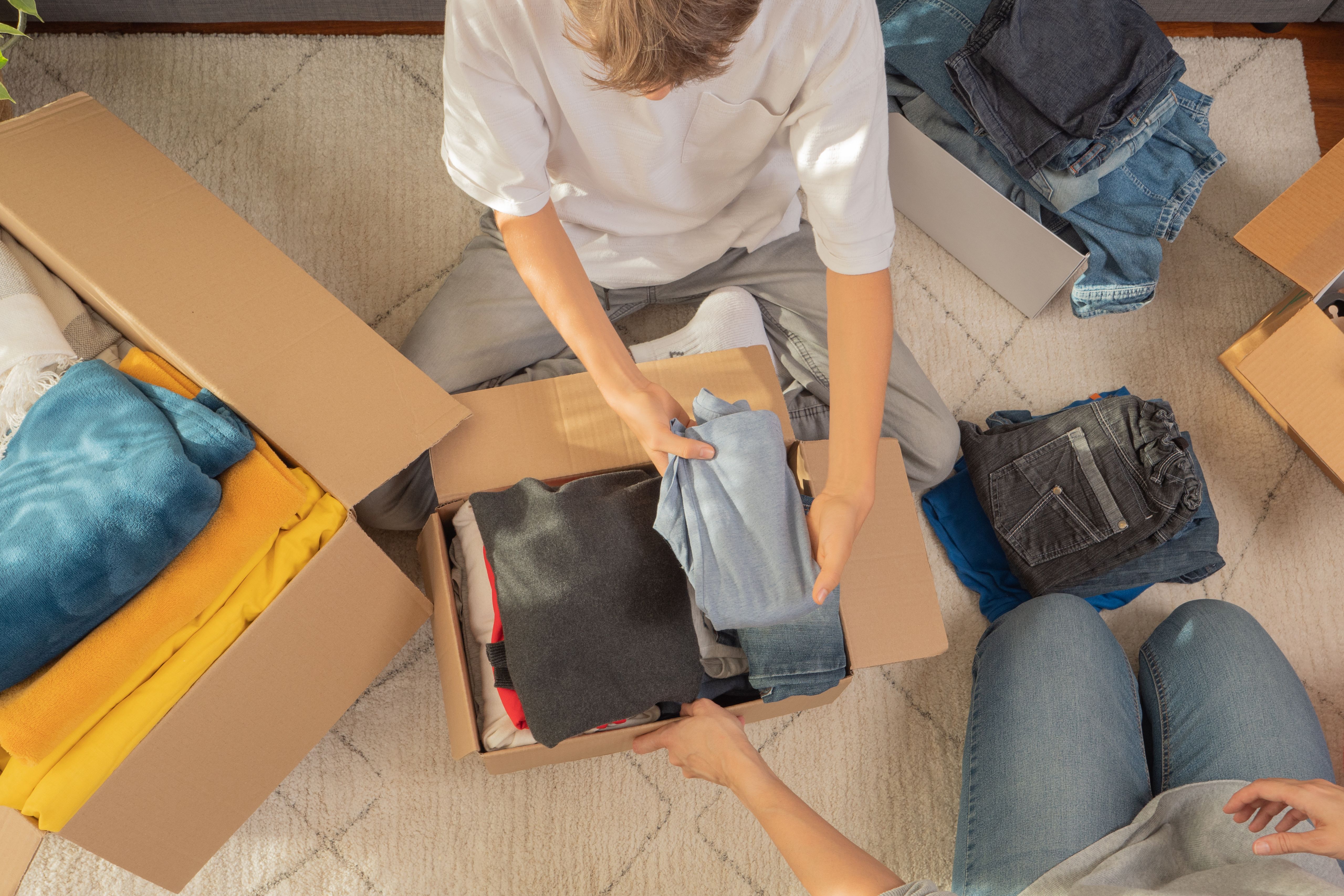 decluttering home