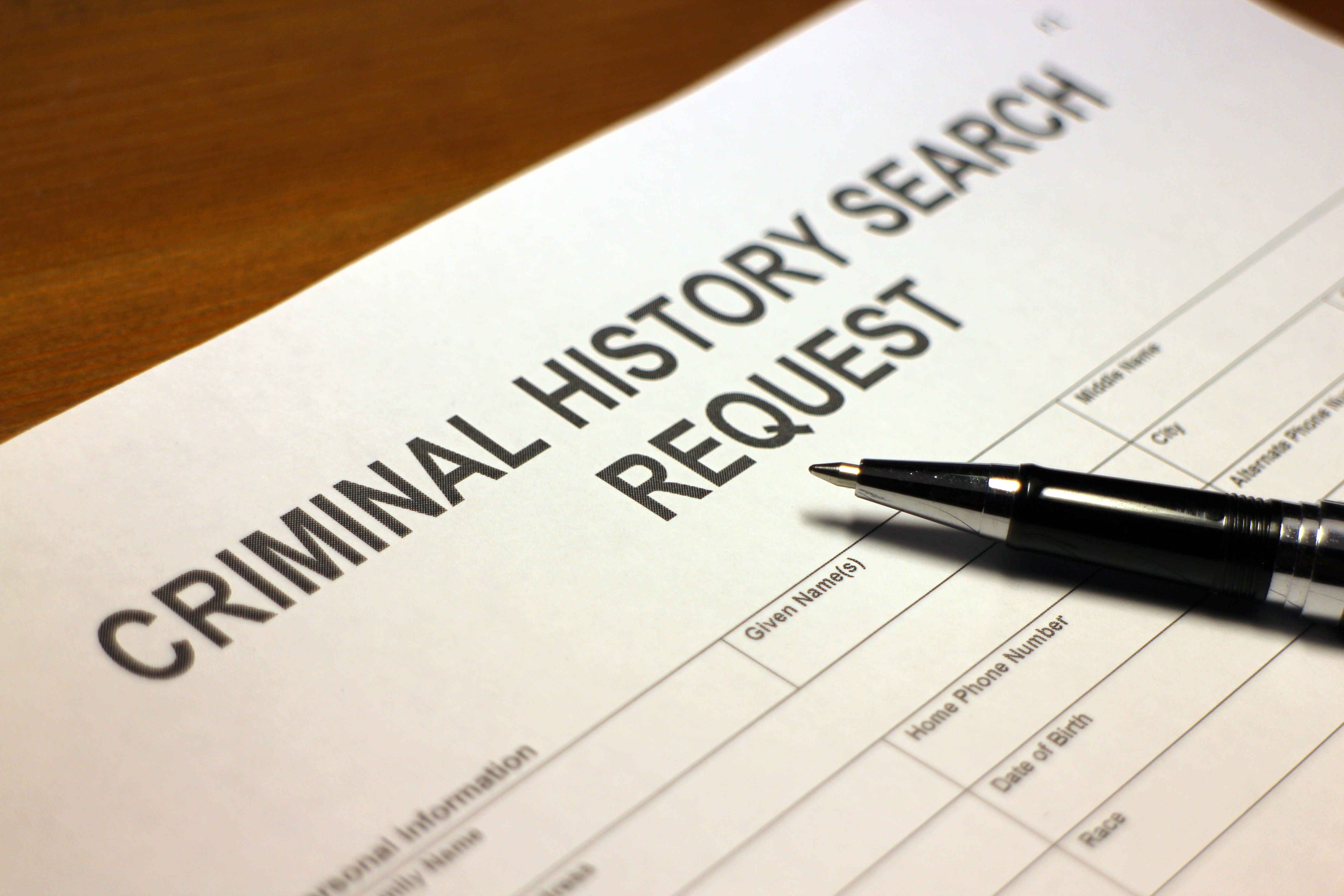 criminal background check