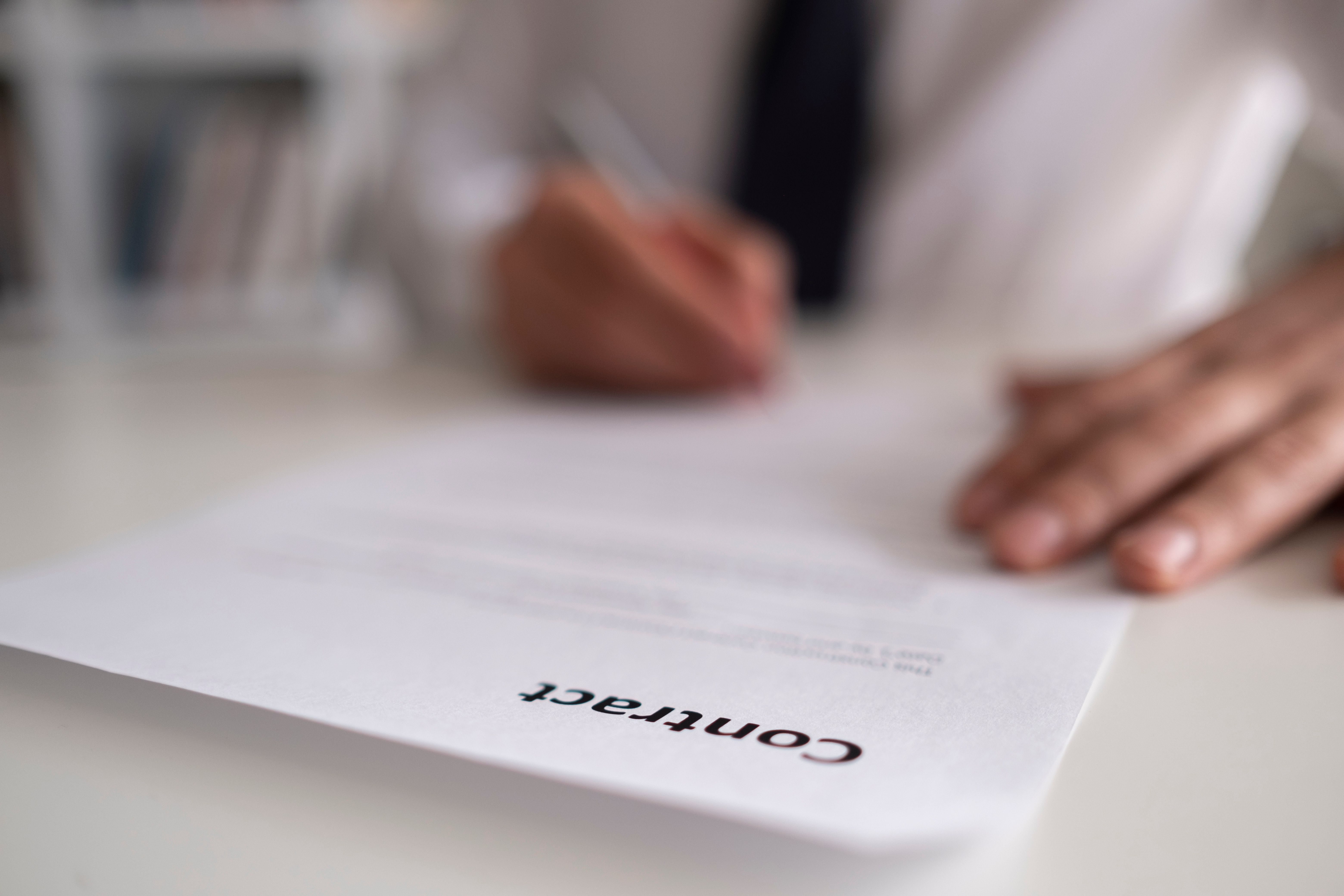 Signing Official Document