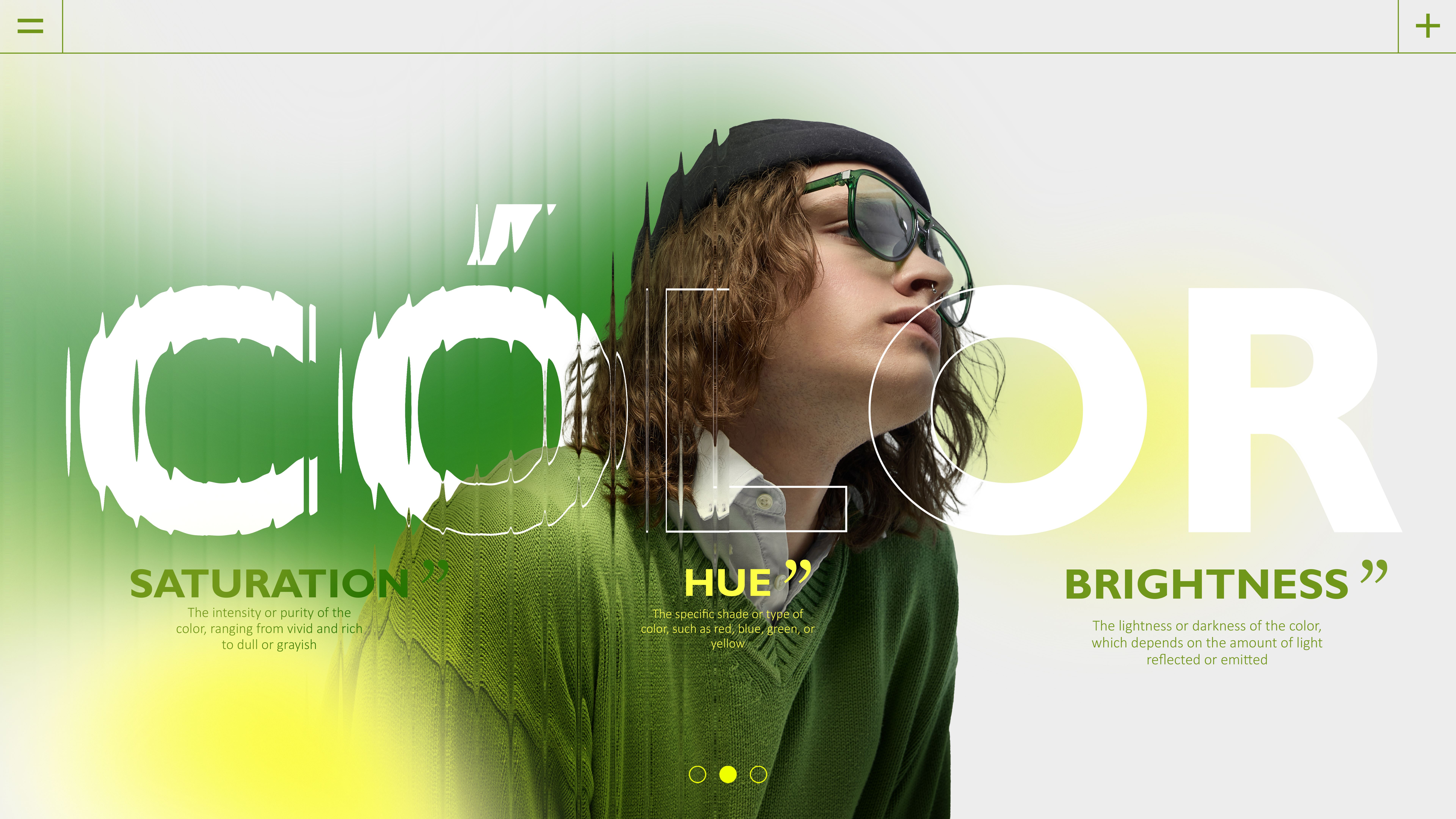 Portrait of stylish young guy with COLOR typography and green gradient effects, symbolizing vibrancy and creativity in branding and advertisement. Portrait of stylish young guy with COLOR typography and green gradient effects, symbolizing vibrancy and creativity in branding and advertisement.