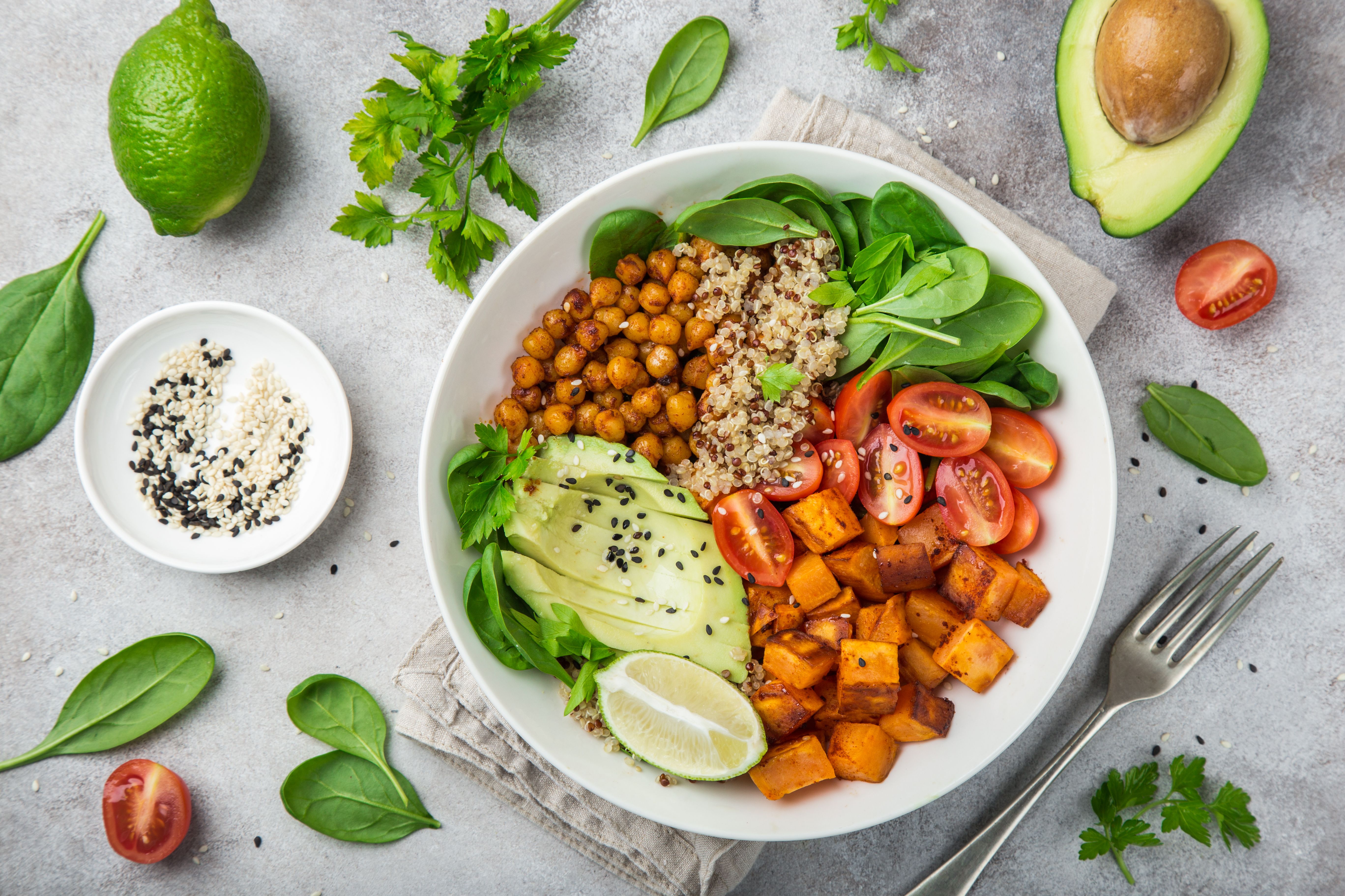 chickpeas vegetables