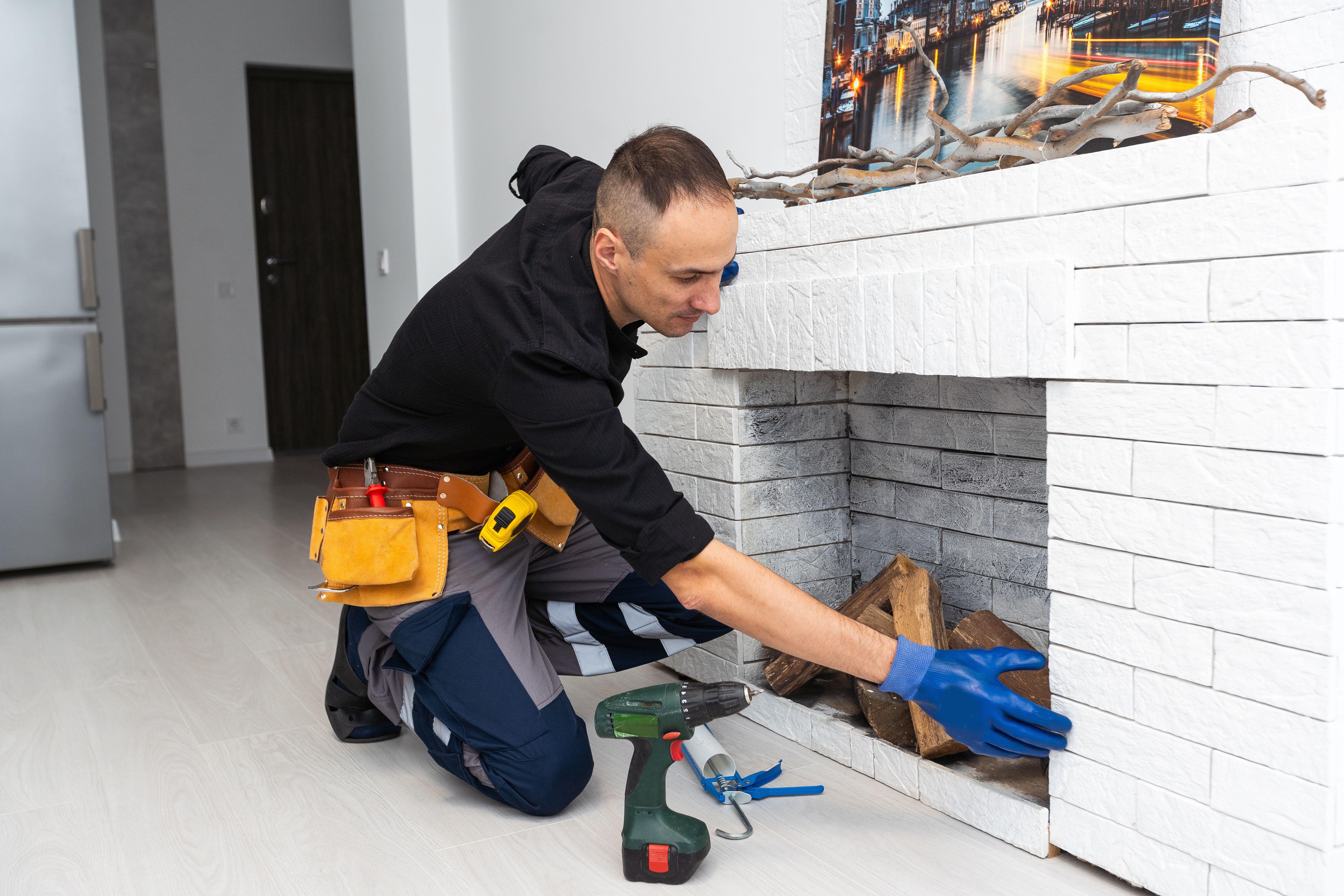 Fireplace restoration in Fairfax VA home