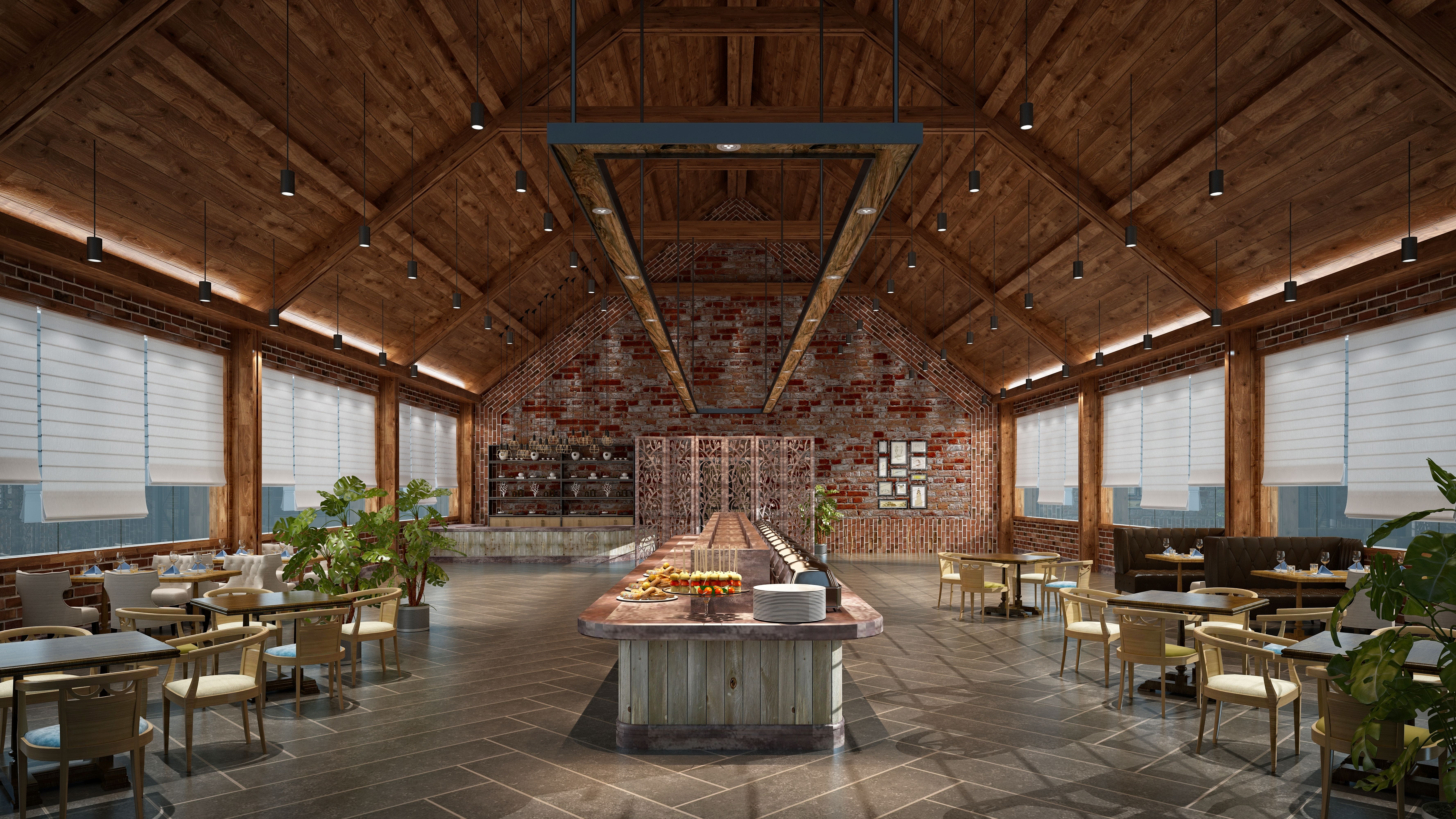 burger restaurant interior