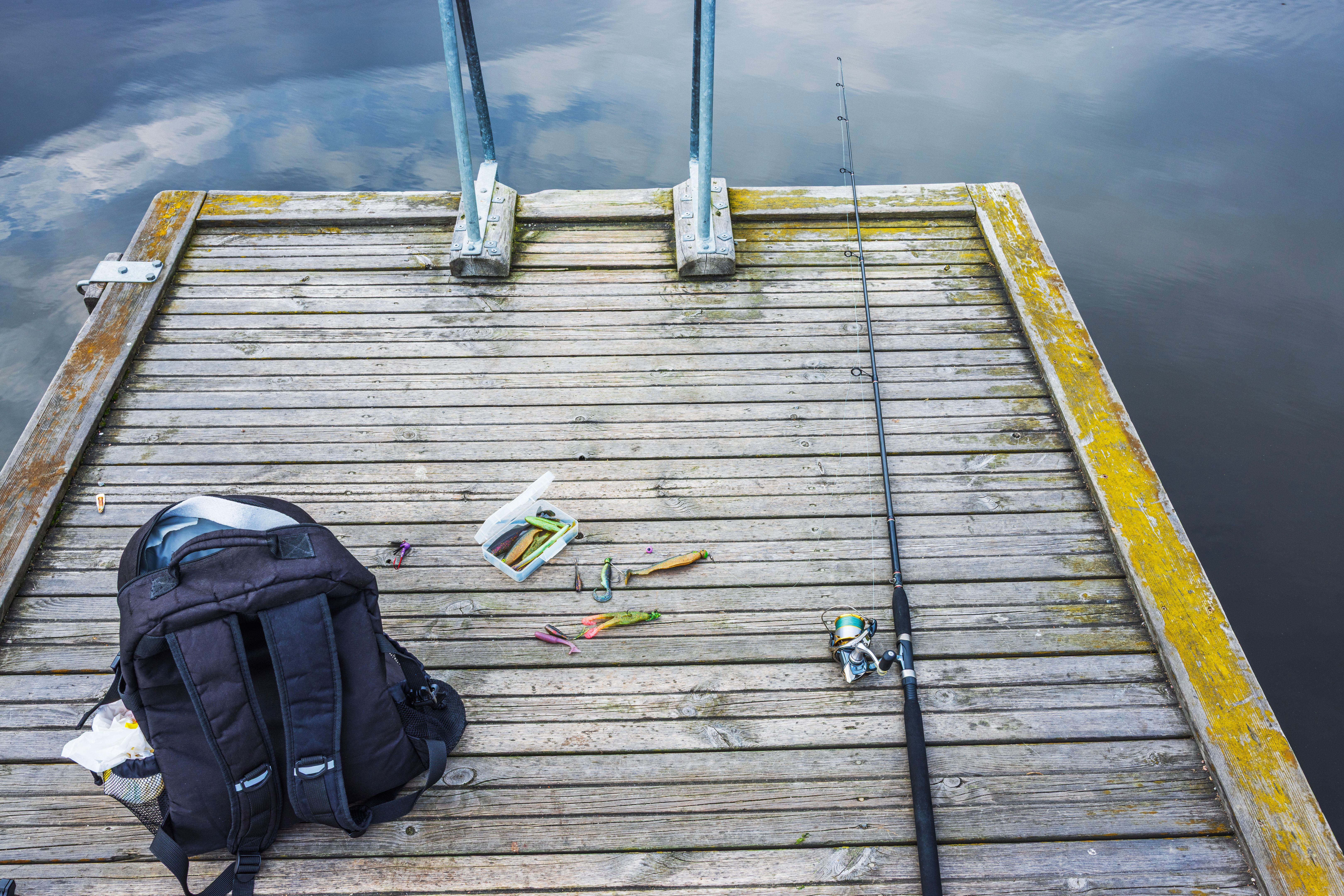 preparing fishing trip