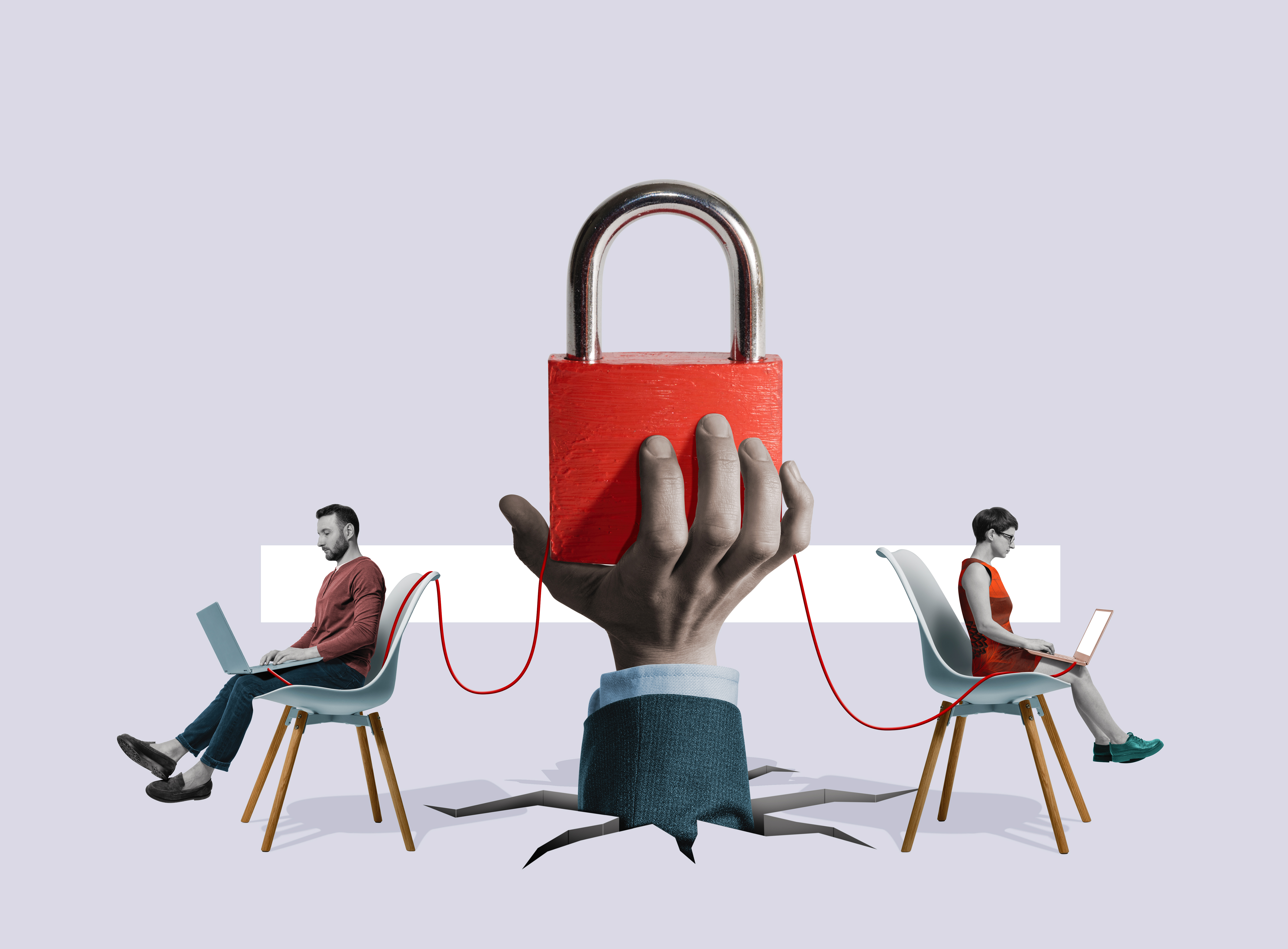 Network security concept.