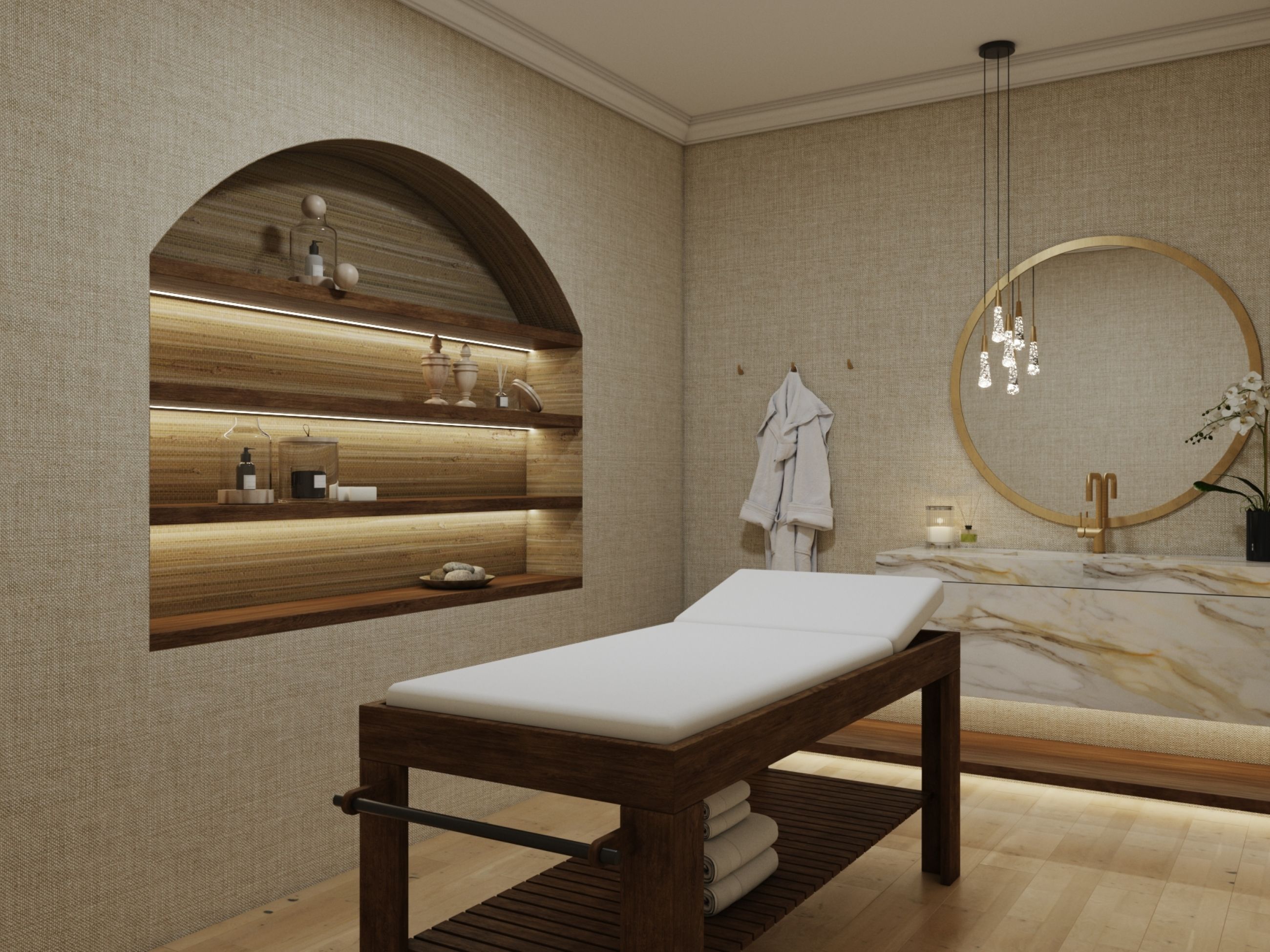 massage table